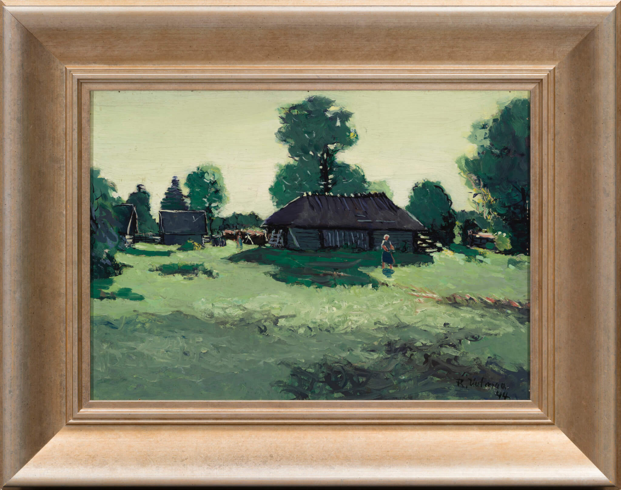 Richard Uutmaa “Kõrve talu” 1944. 30 x 42
