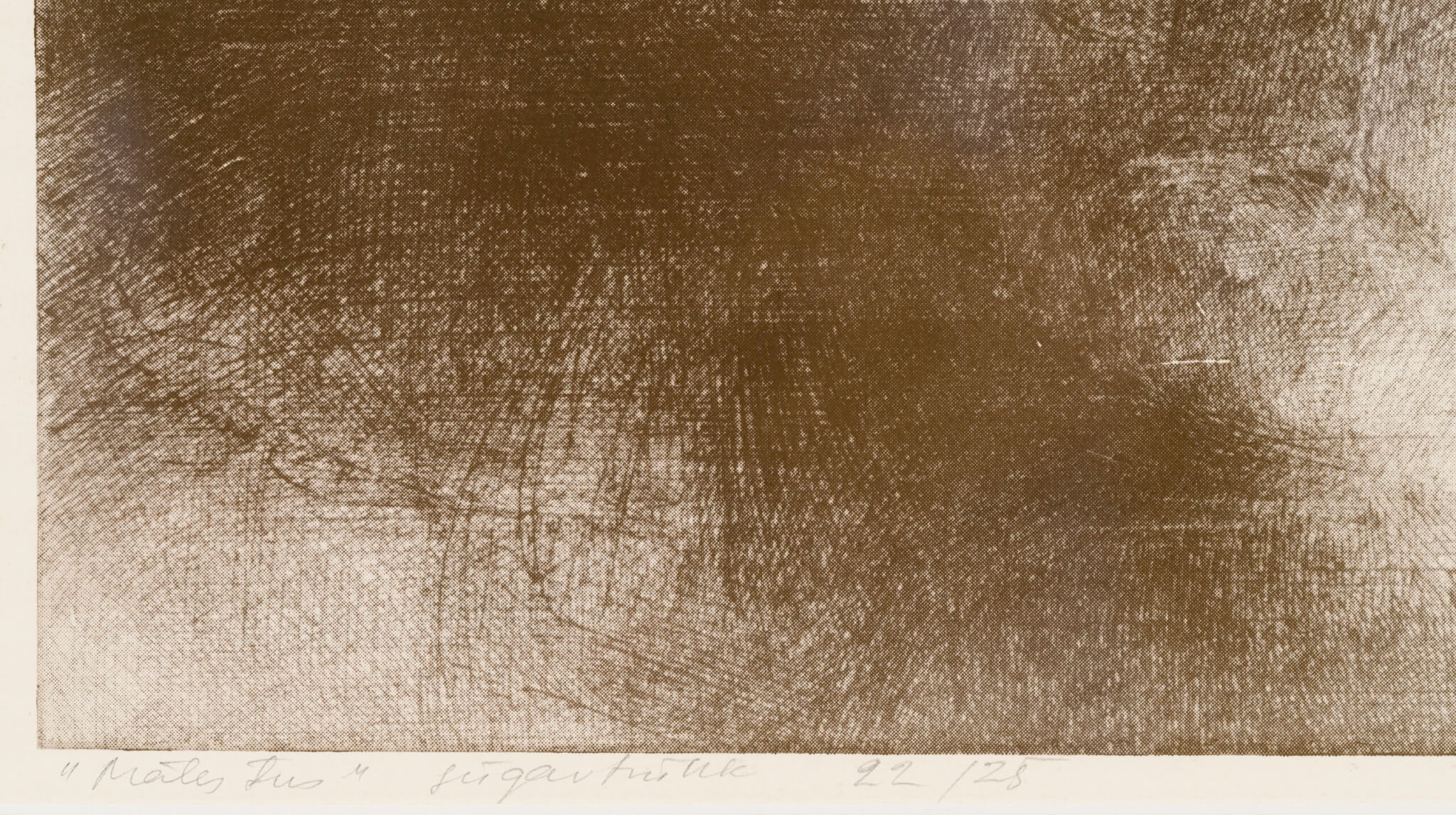 Ado Lill “Mälestus”, 1977. 41 x 38 cm.