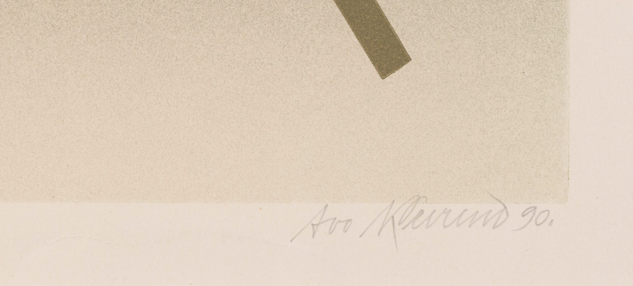 Avo Keerend “Ühendus IV”, 1990. 57 x 84 cm.