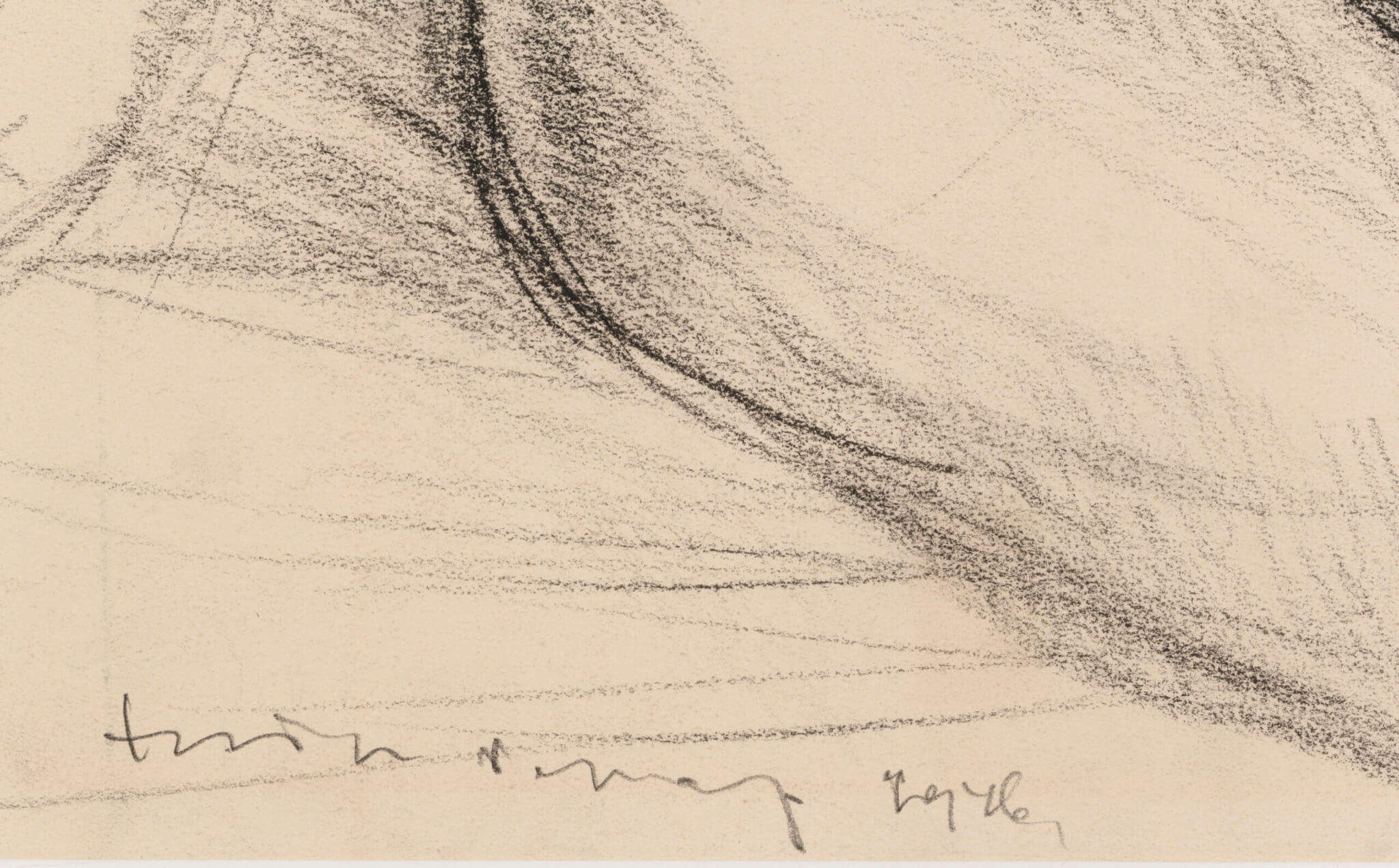 Erich Pehap “Akt”, 1946. 44,3 x 29,3cm
