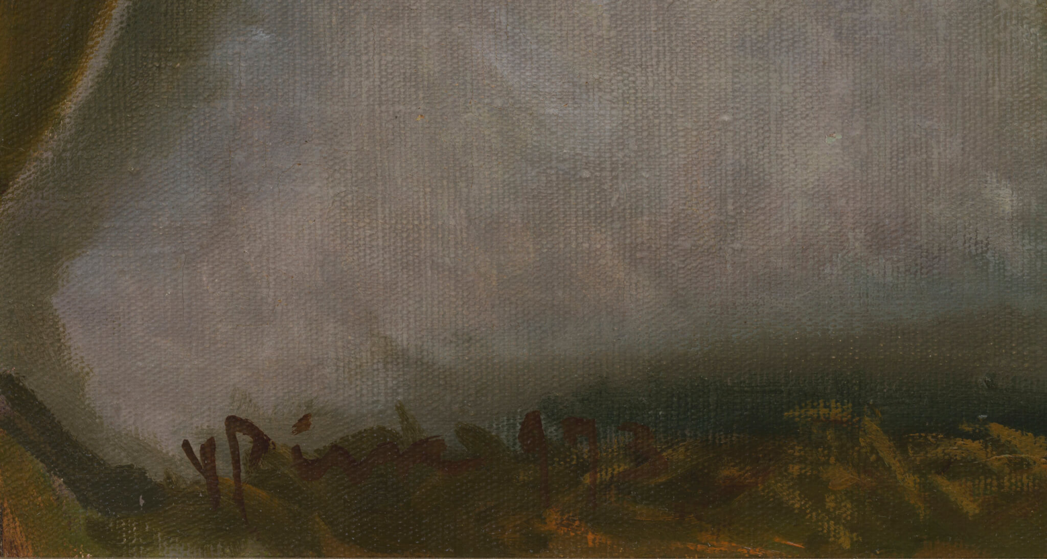 Varmo Pirk “Saak põllult (vili kuivatisse)”, 1973. 135 x 120 cm.