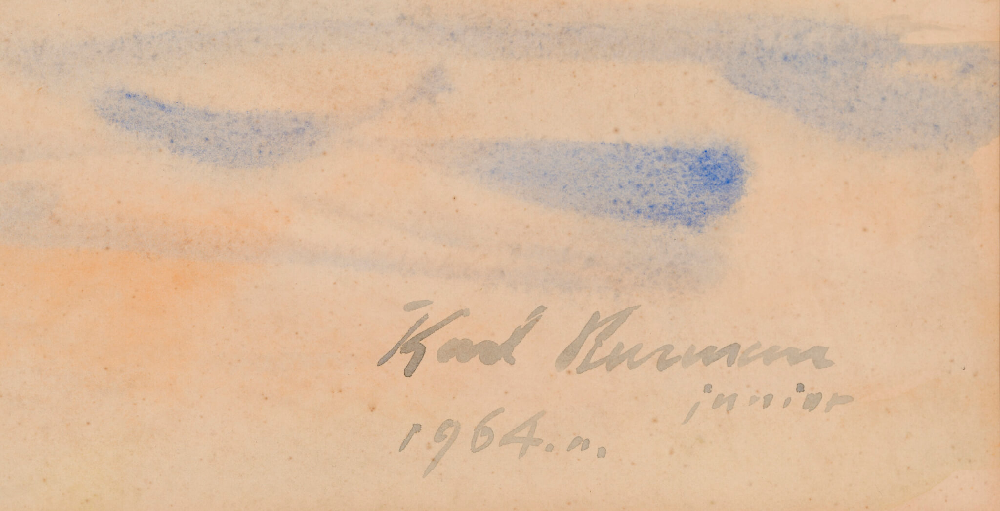 Karl Burman Junior “Õhtune Tallinna vaade”, 1964. 43 x 62 cm.