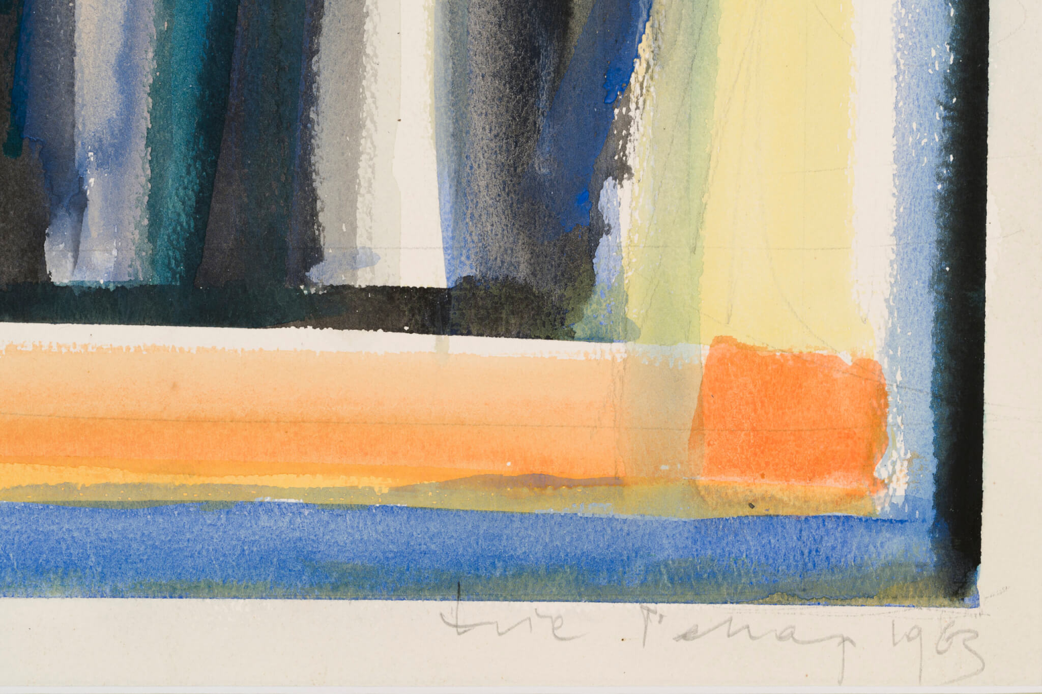Erich Pehap “Modell valgustitega”, 1963. 81 x 53 cm.