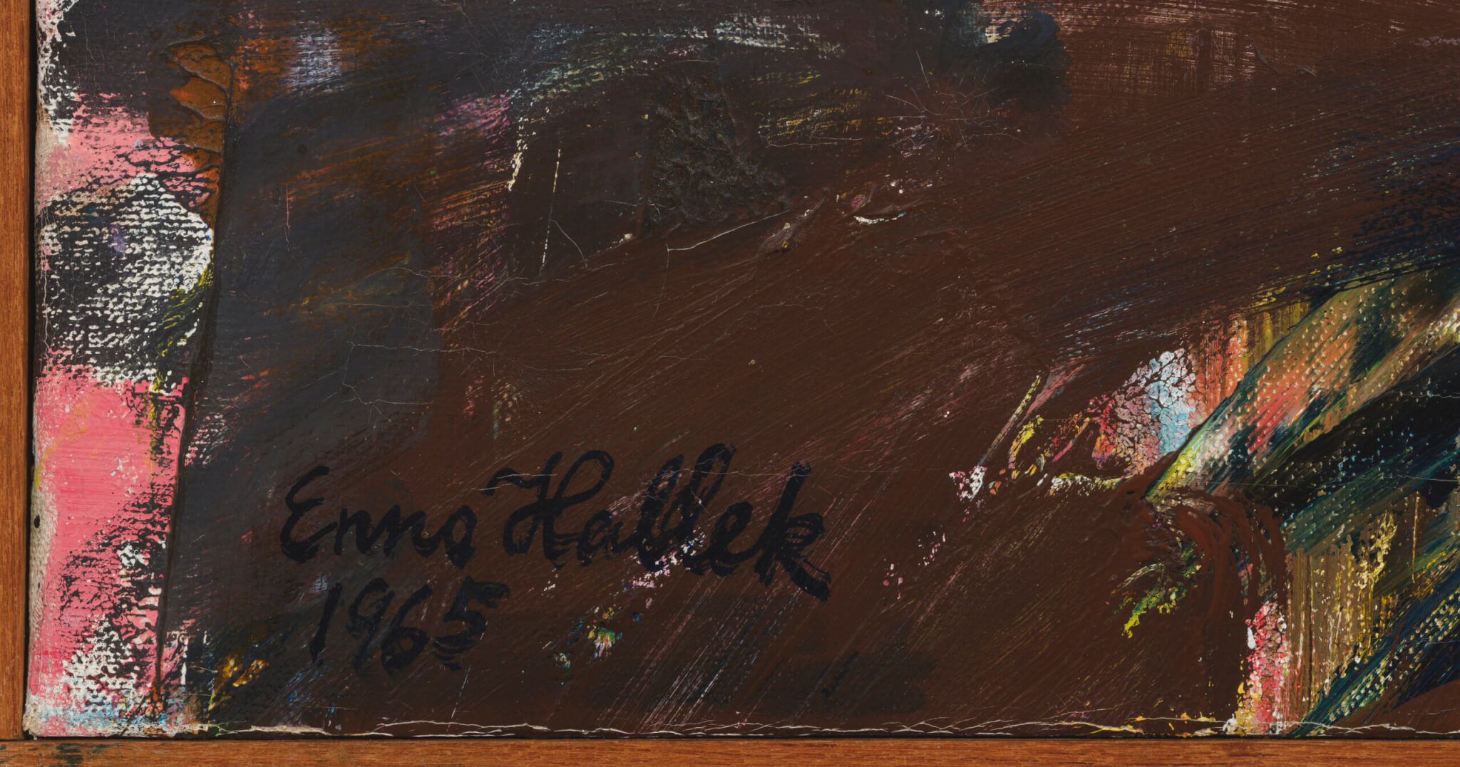 Enno Hallek “Mälestus”, 1965. 87,4 x 63,4 cm.
