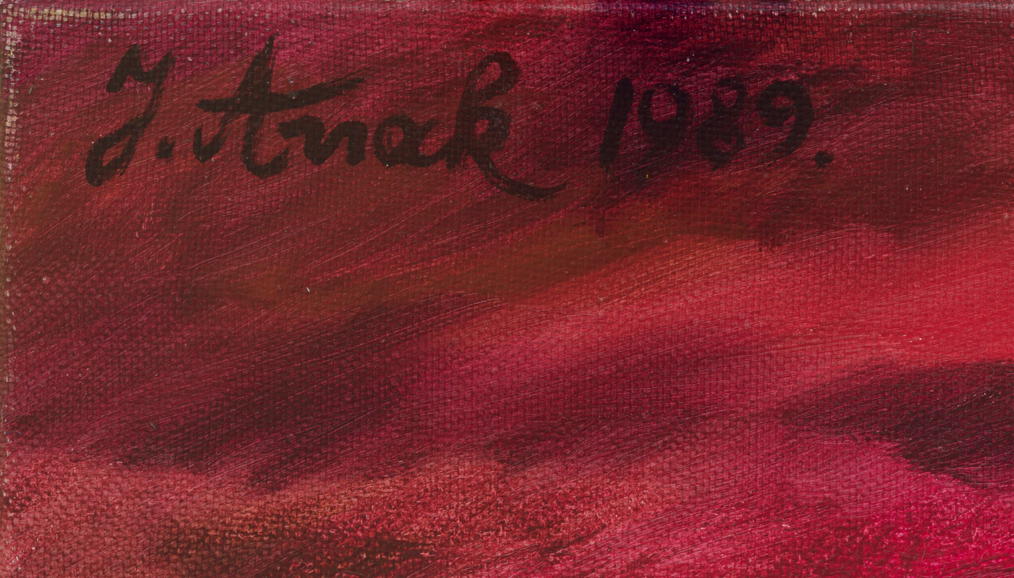 Jüri Arrak “Jooks”, 1989. 70 x 100 cm.