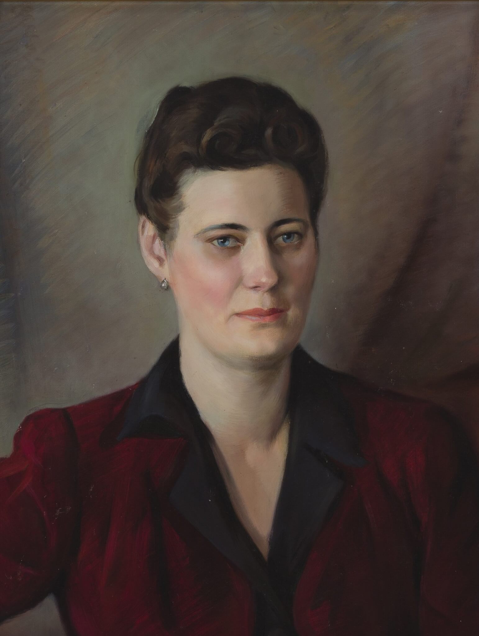 Karl August Herman “Daami portree. Rosette Jõeleht”, 1944. 100,5 x 76 cm.