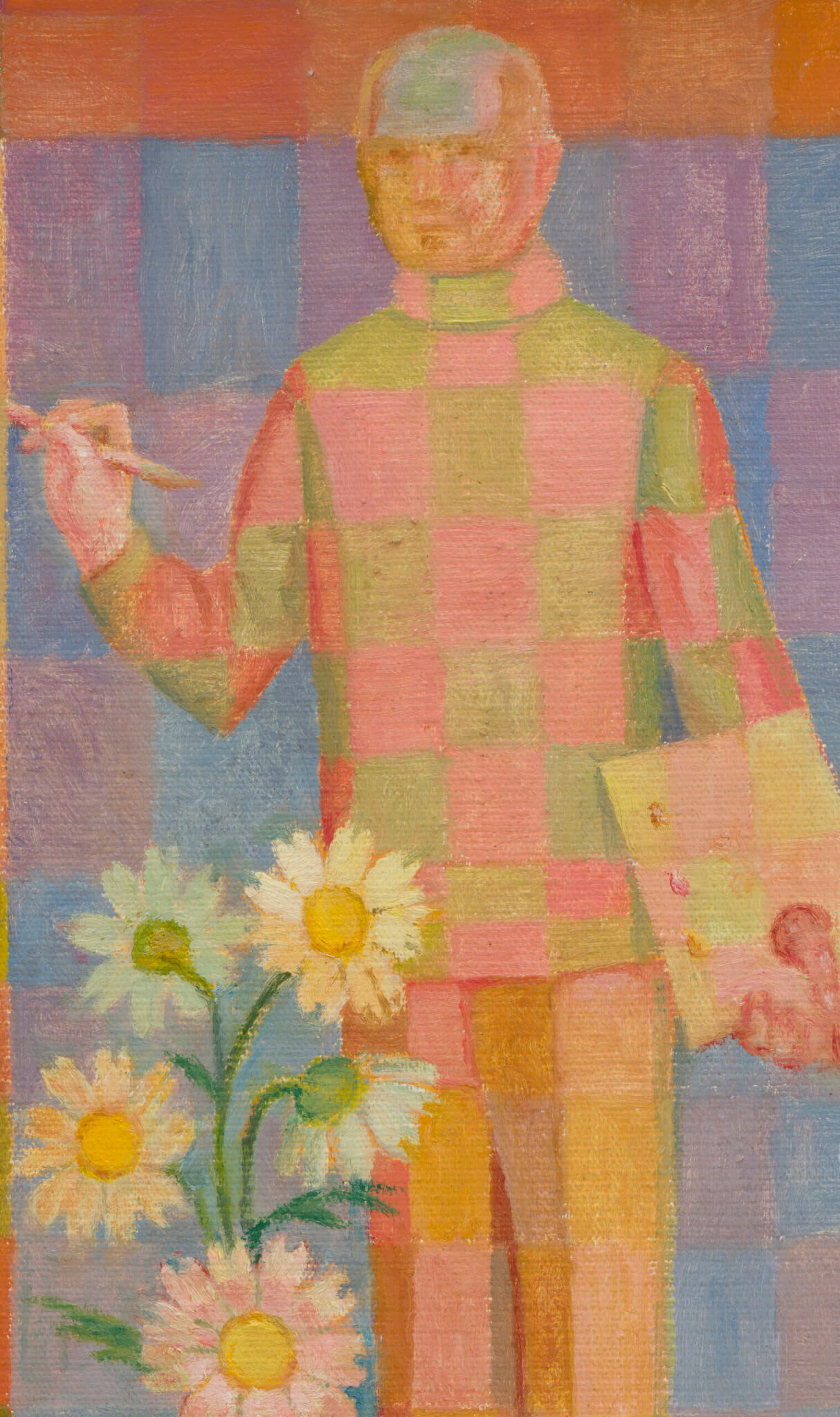 Olav Maran “Vaikelu sinises”, 2009. 27 x 35 cm.