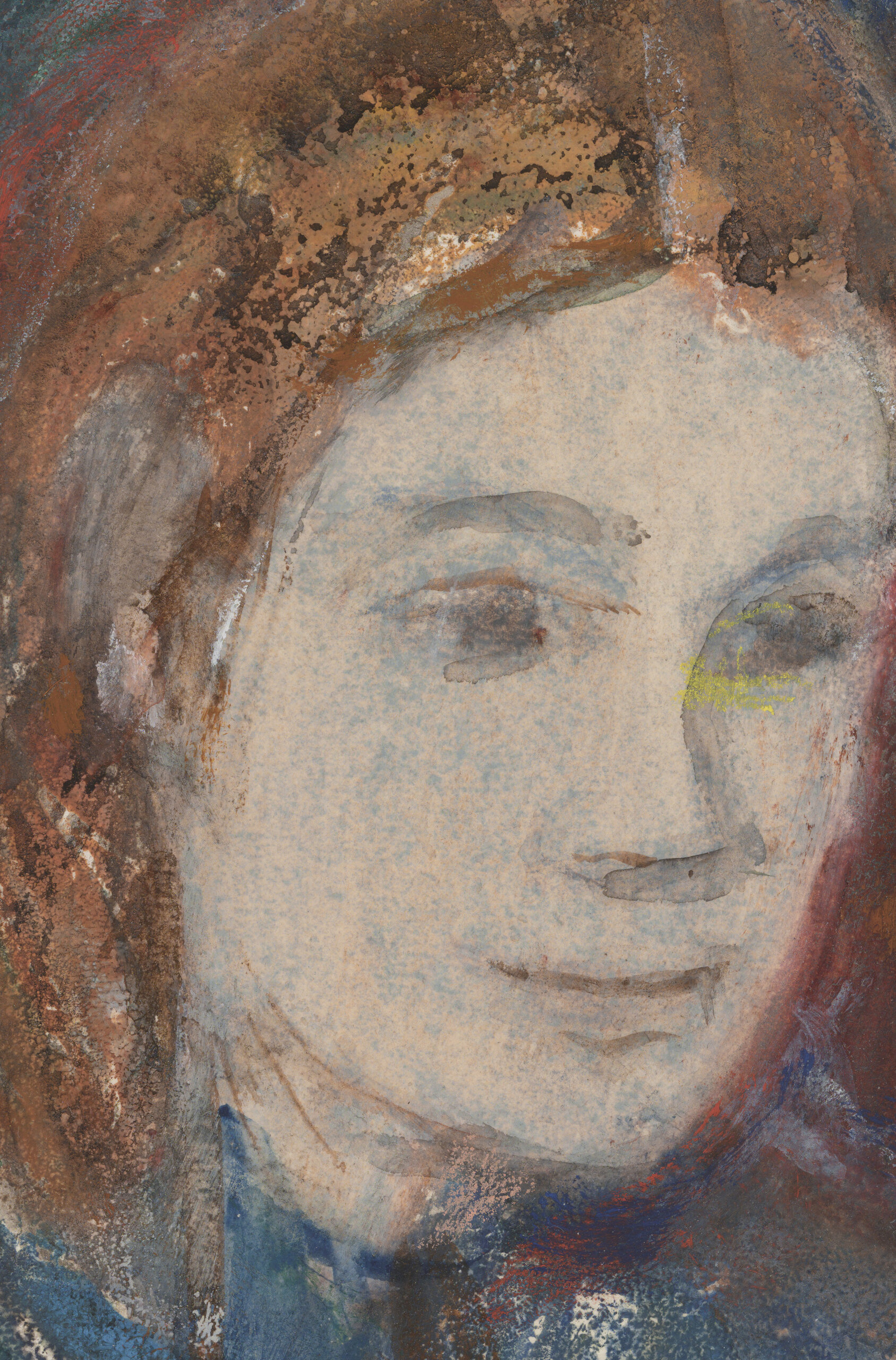 Aino Bach “Lugejad” 1974. Plm 20,5 x 19,5 cm