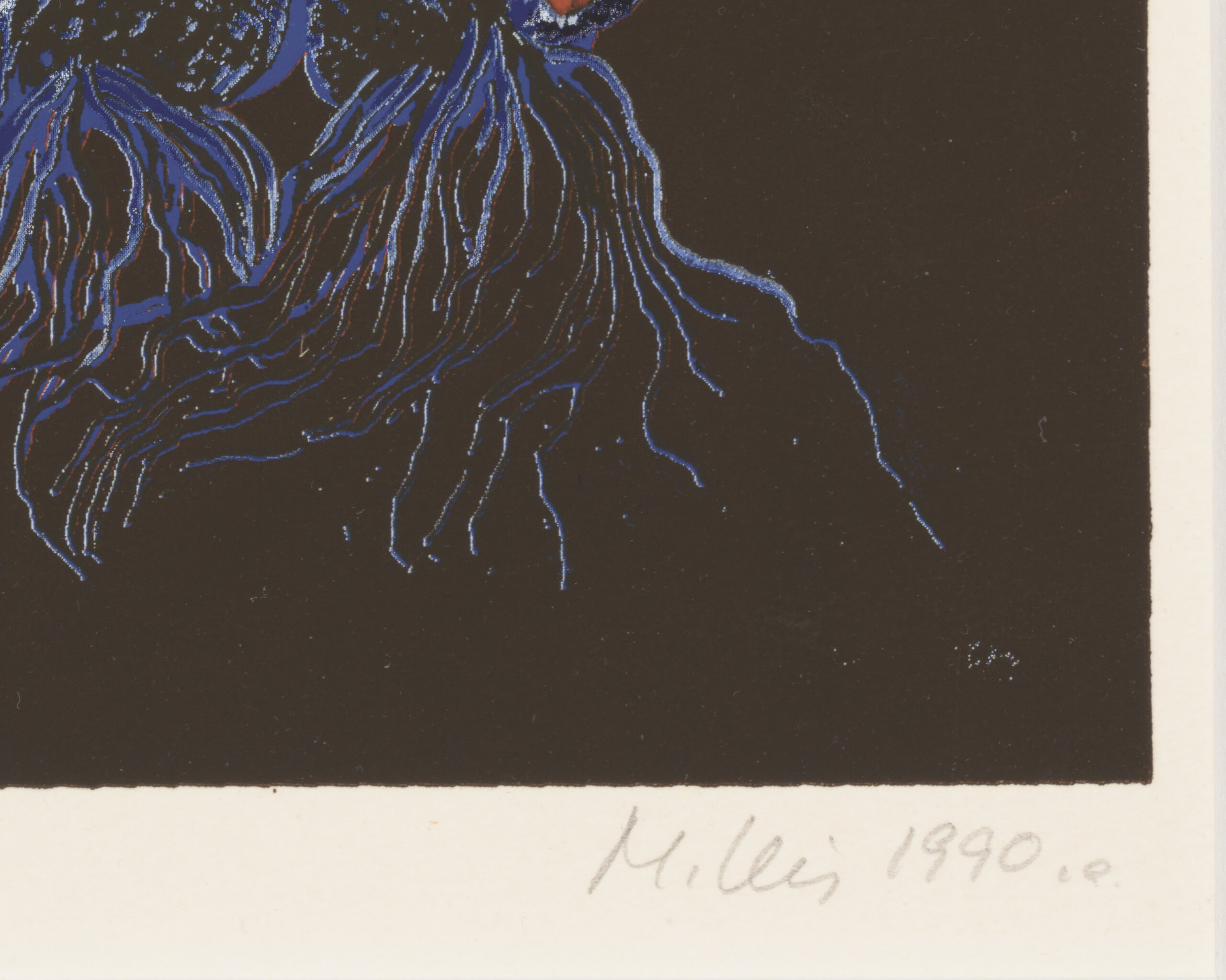 Malle Leis “Videvik”, 1990. Plm 35 x 22 cm.