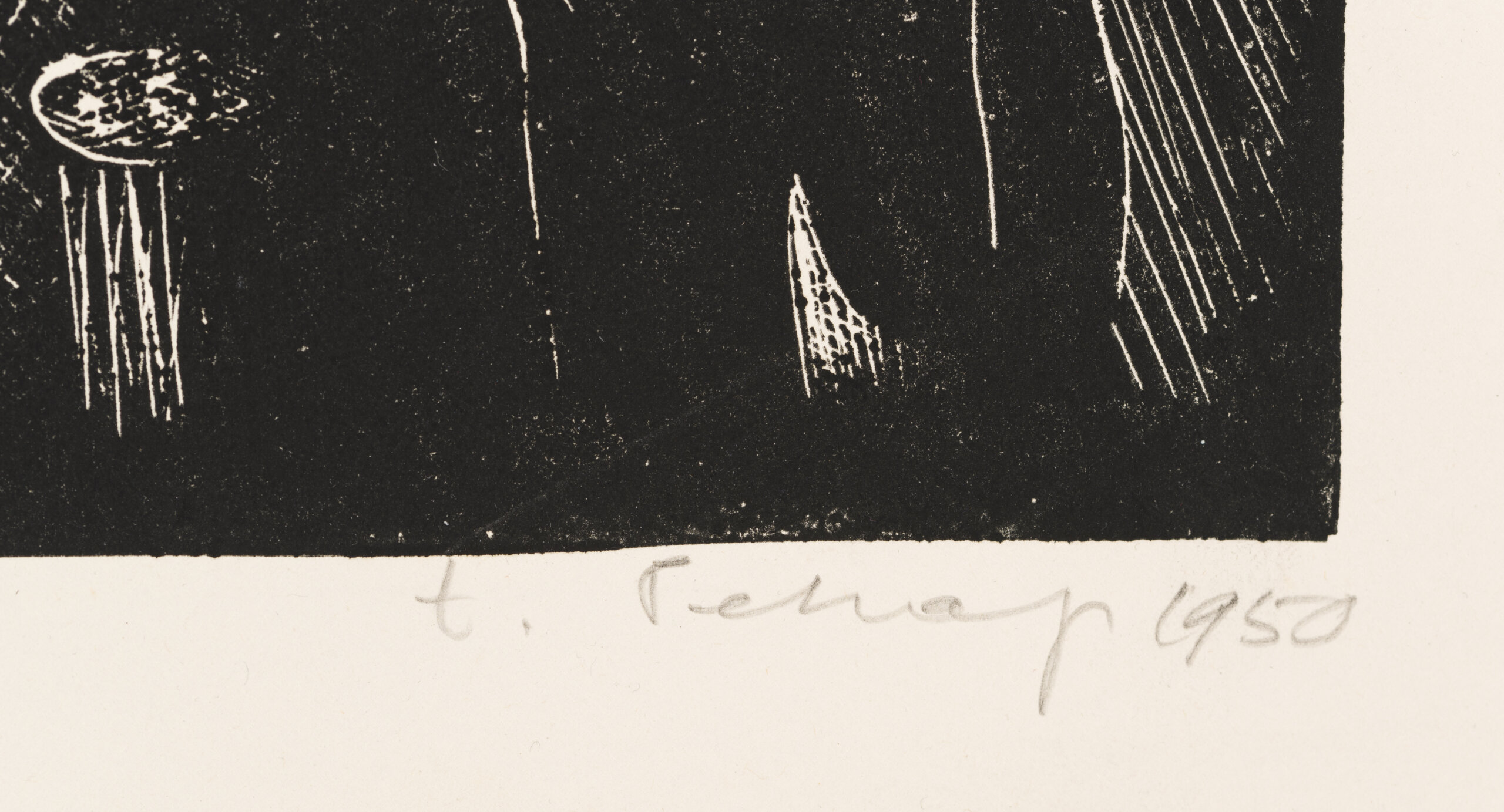 Erich Pehap “Tsirkus” 1950. 42,4 x 34,6 cm