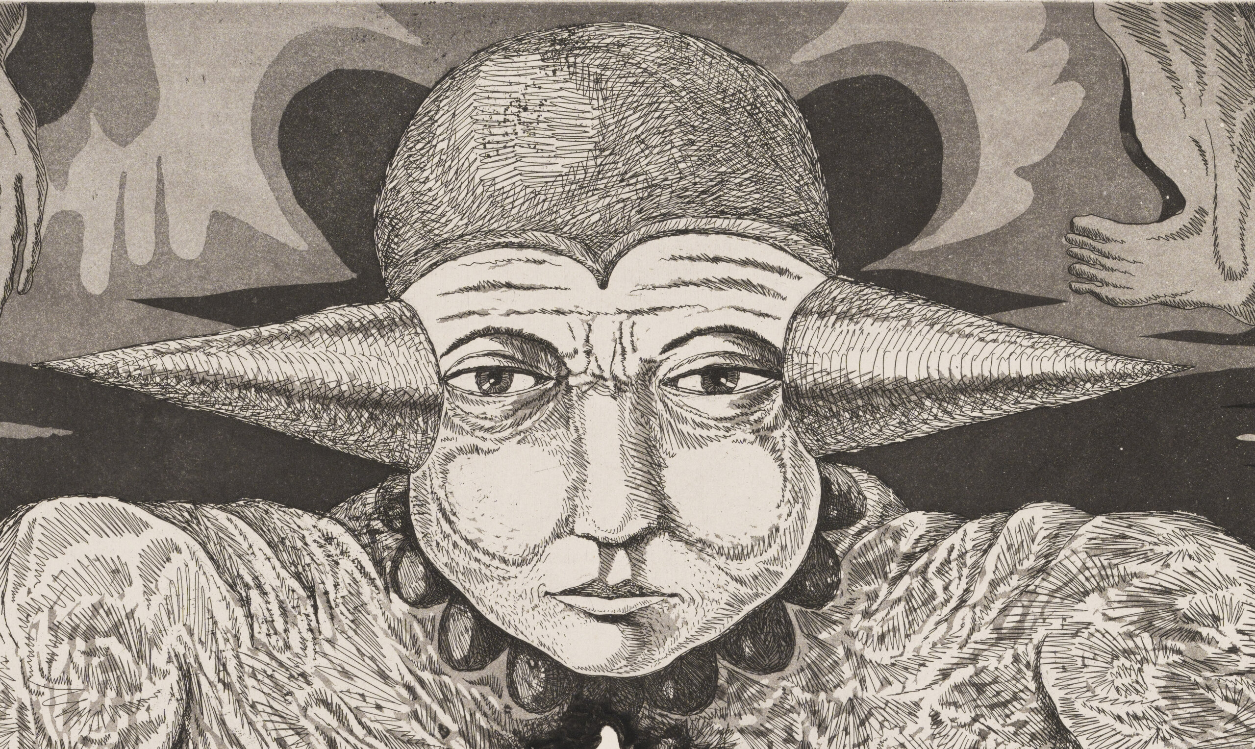 Jüri Arrak “Illusionist” 1977. 49 x 48 cm.