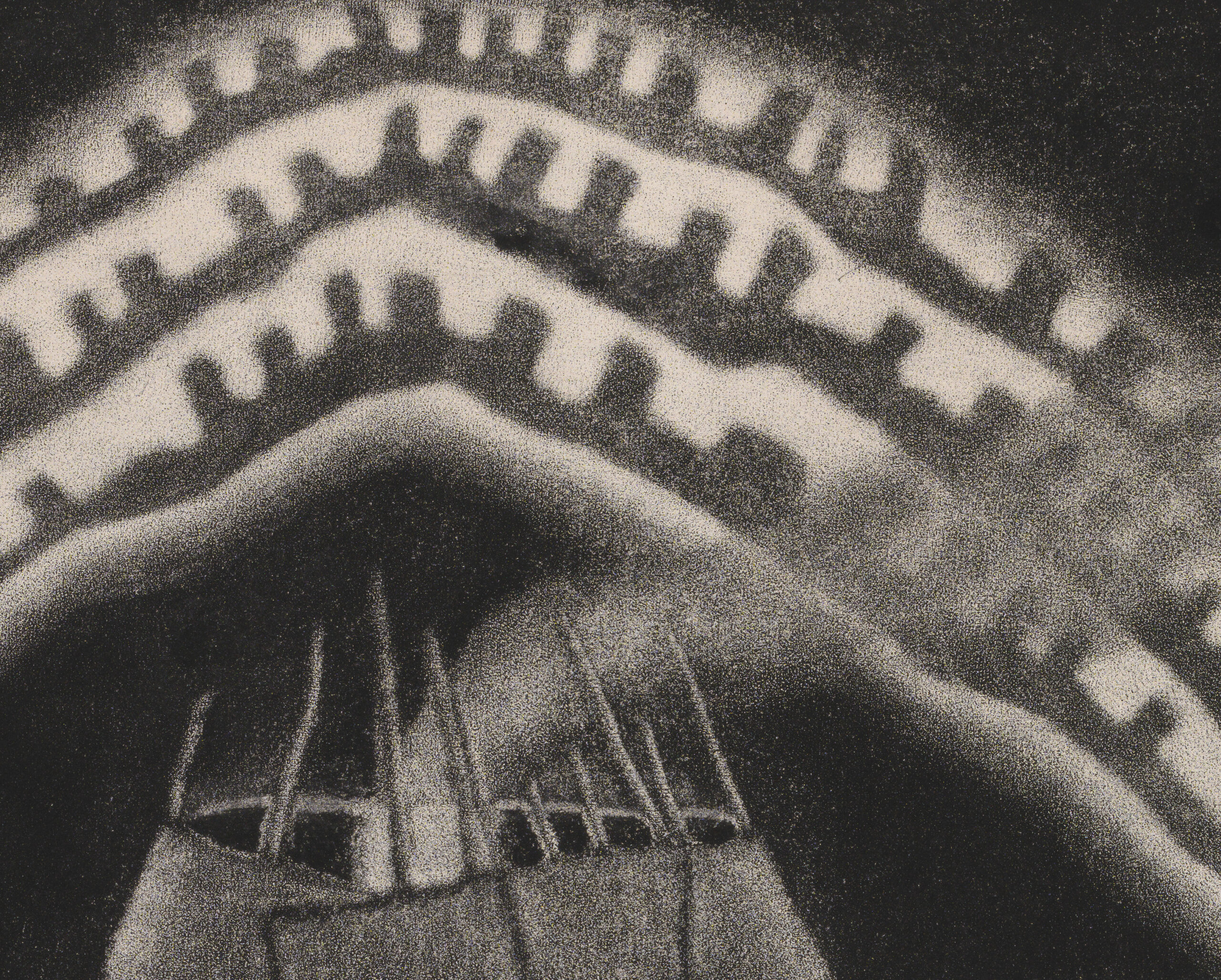 Kaljo Põllu “Taevaskoda” 1974. 41 x 38,3 cm.