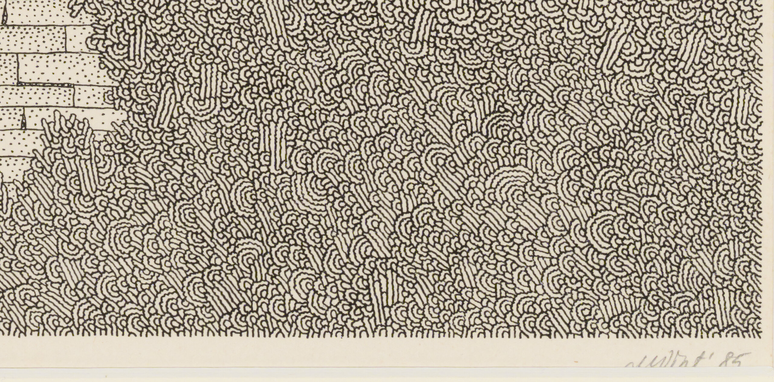 Mare Vint “Võõras rand” 1985. Lm 69 x 67,5 cm.