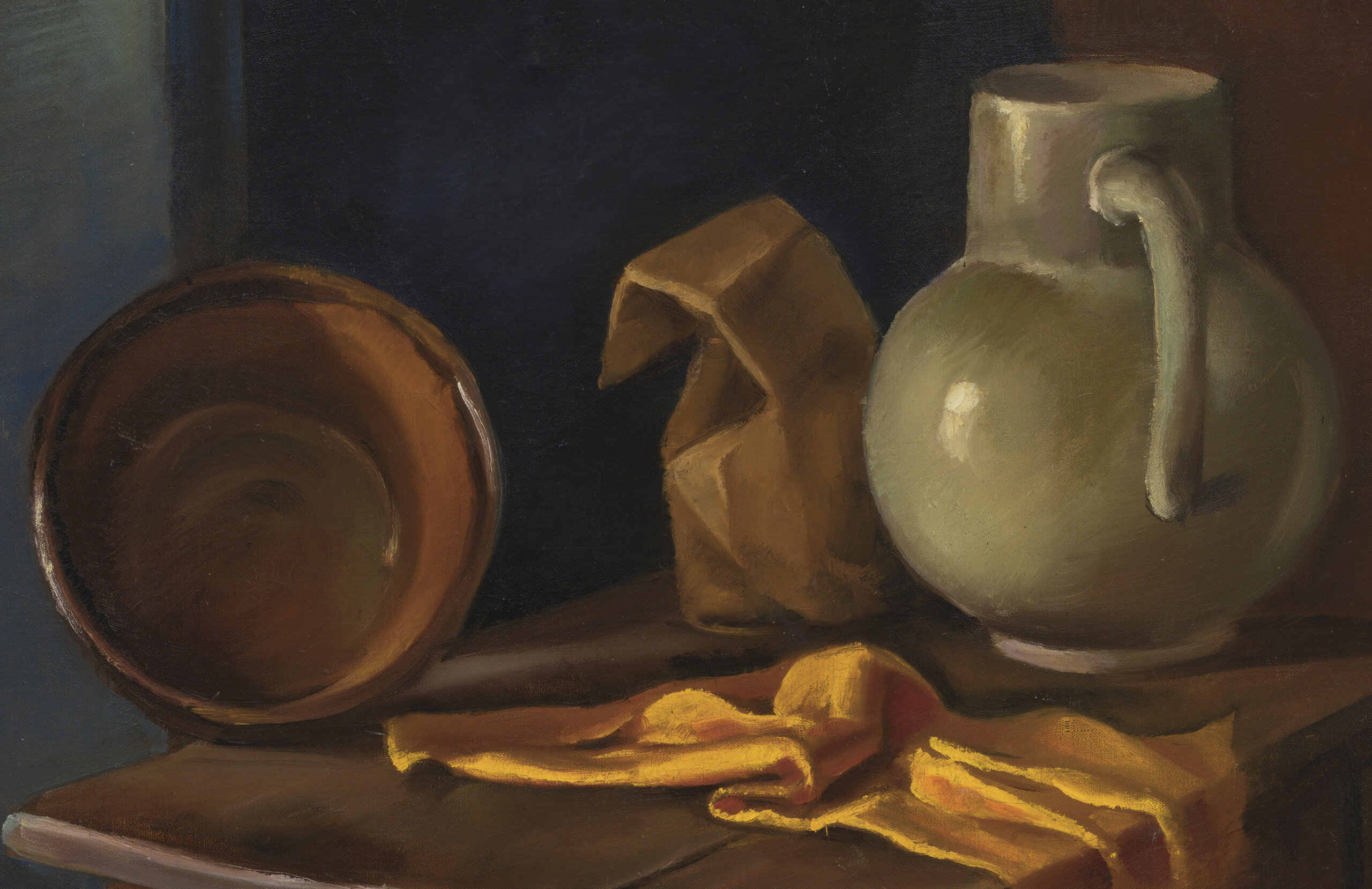 Ardo Sivadi “Natüürmort kaladega”, 1932. 100,5 x 76 cm.