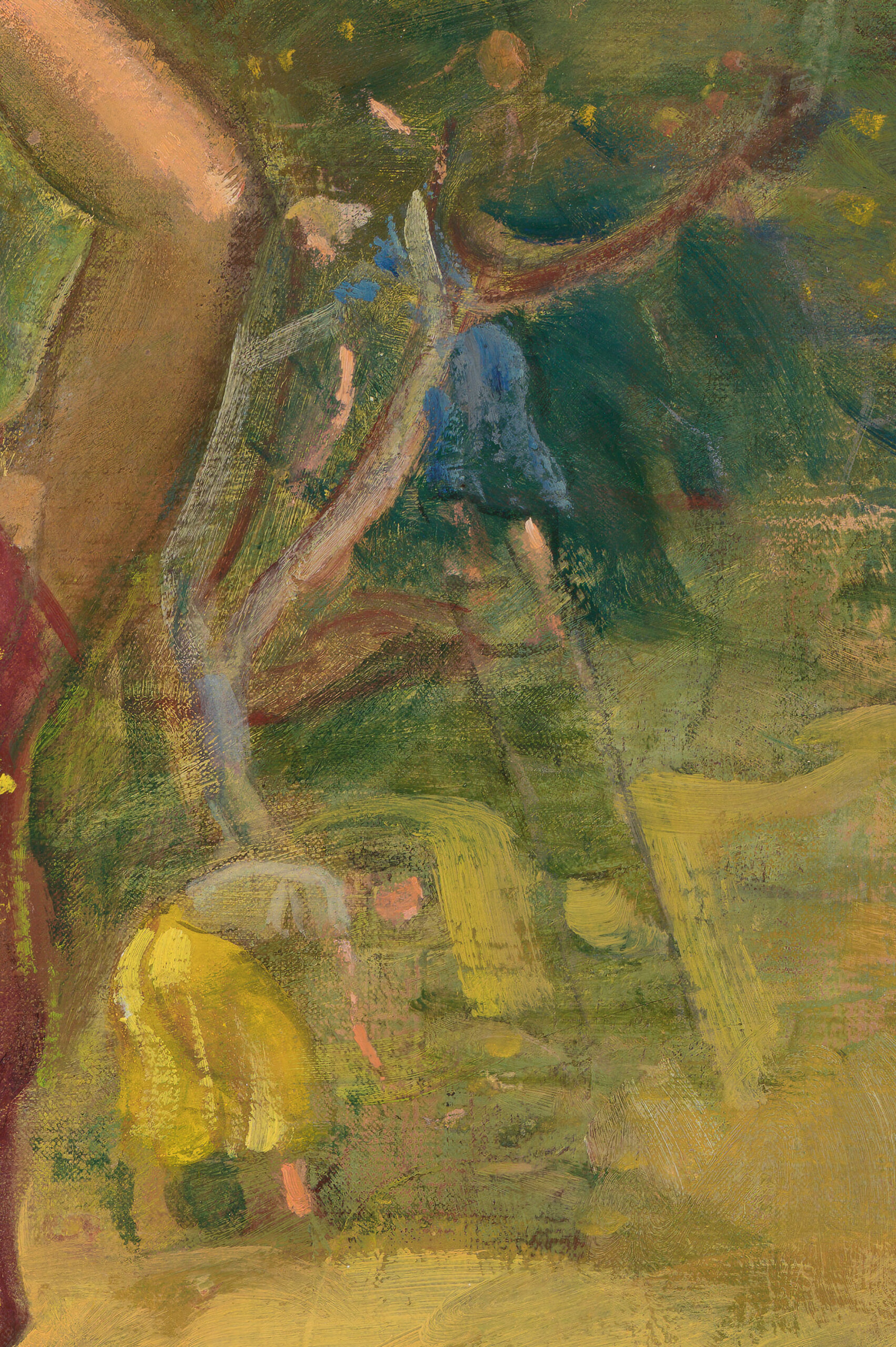 August Jansen “Naised õuntega”, 1945. 80,4 x 68,5 cm.