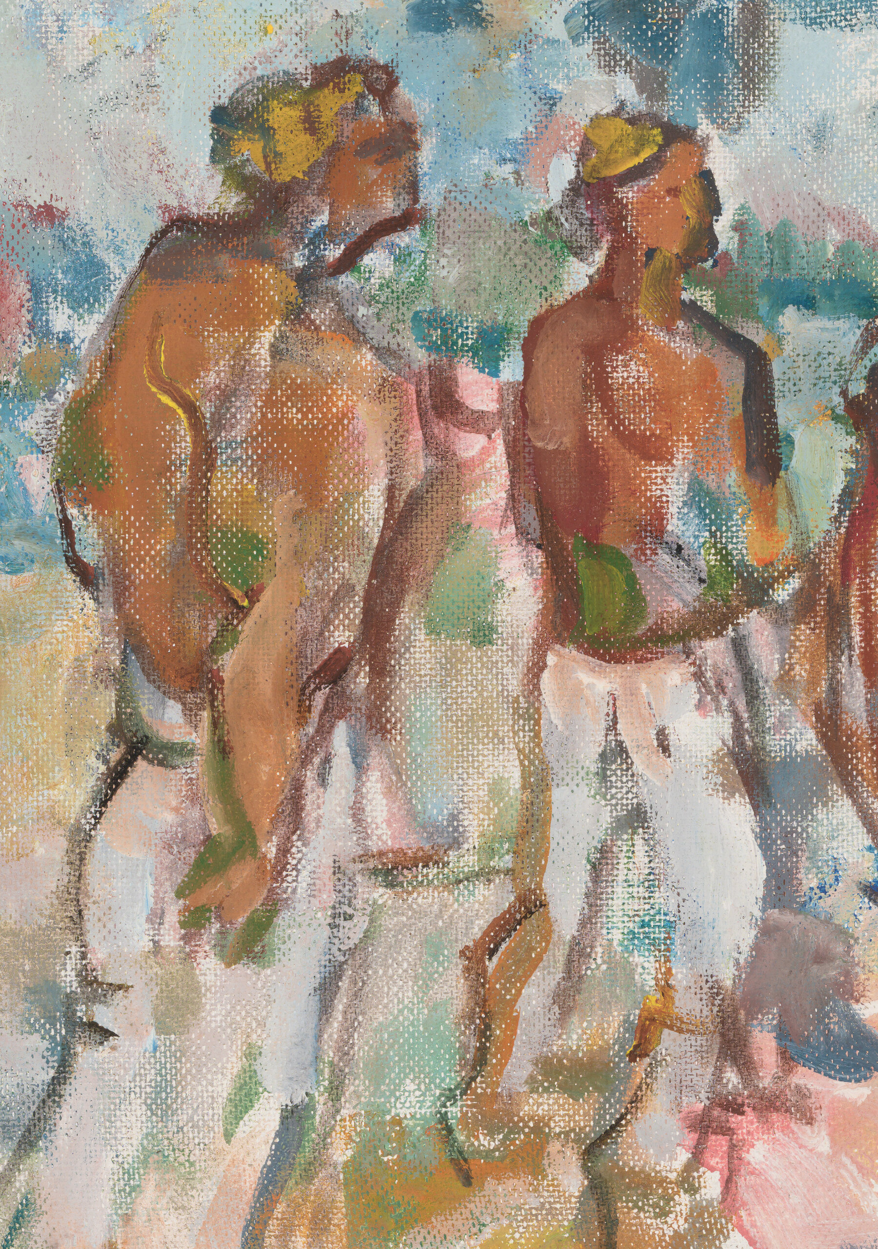 Efraim Allsalu “Kivi heitmas”, 1996. 58 x 58,7 cm.