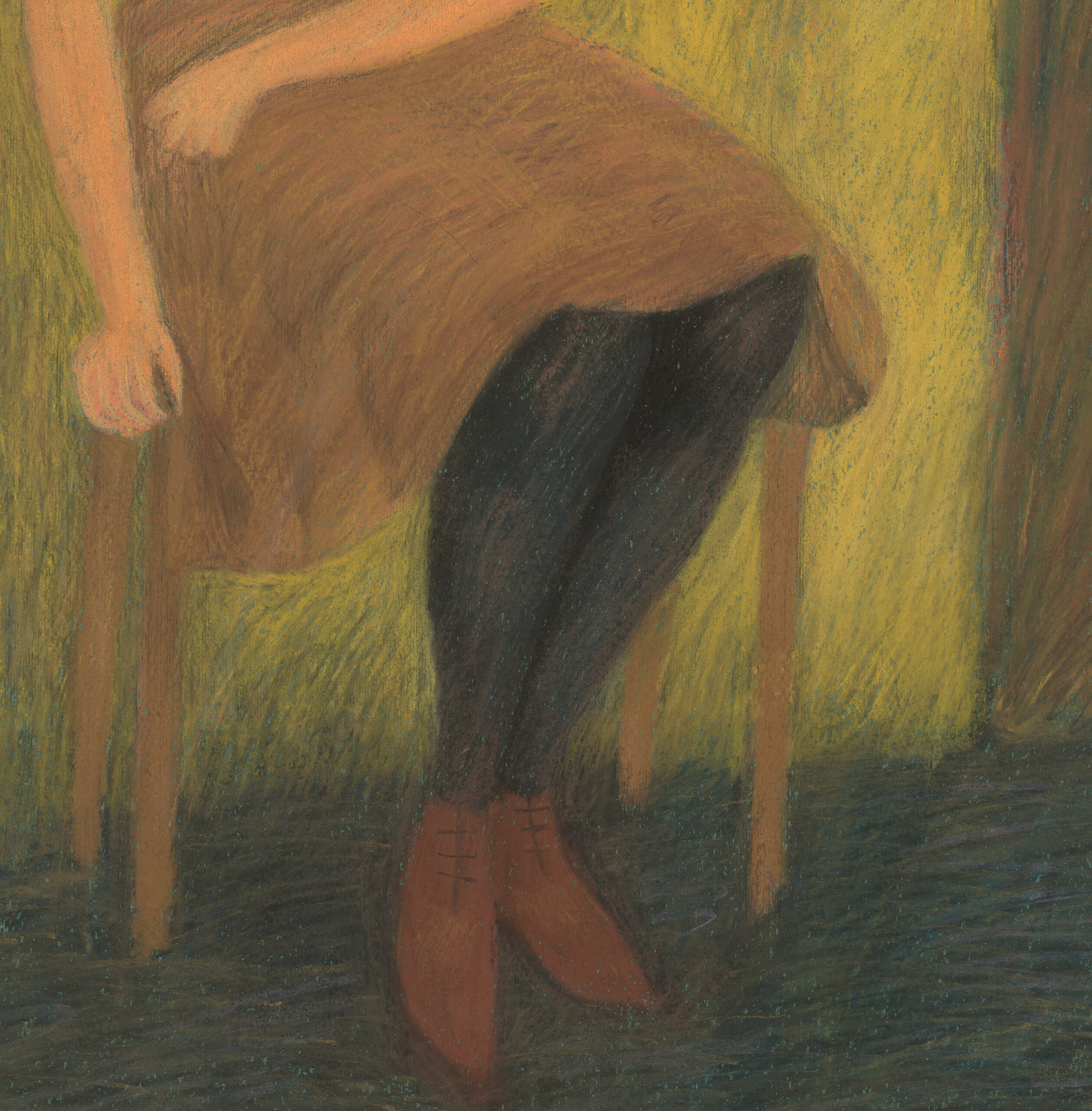 Olav Maran “Istuv naine”, 1965. 64 x 43 cm.