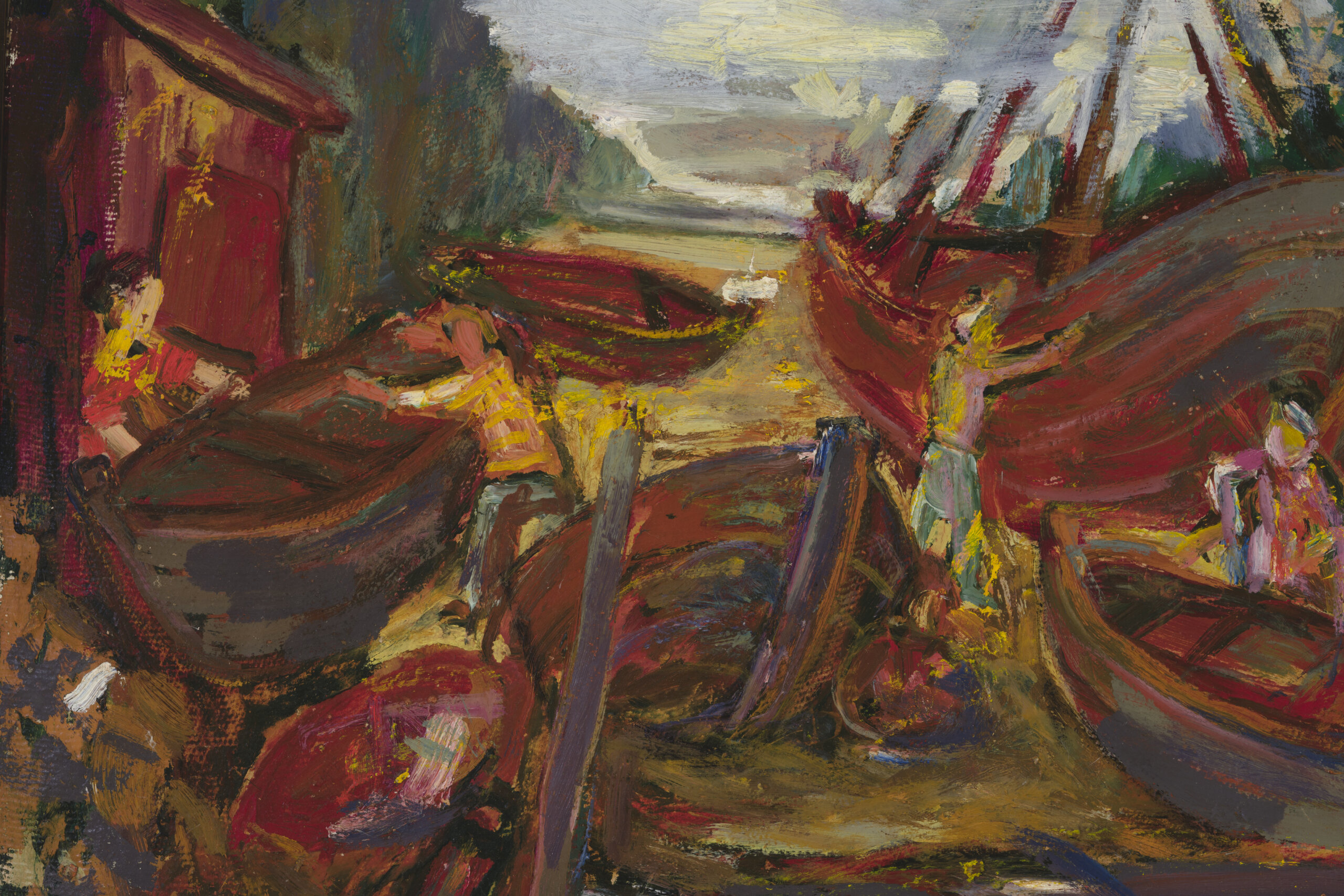 Valdur Ohakas “Tantsijad”, 1993. 39 x 32,5 cm.