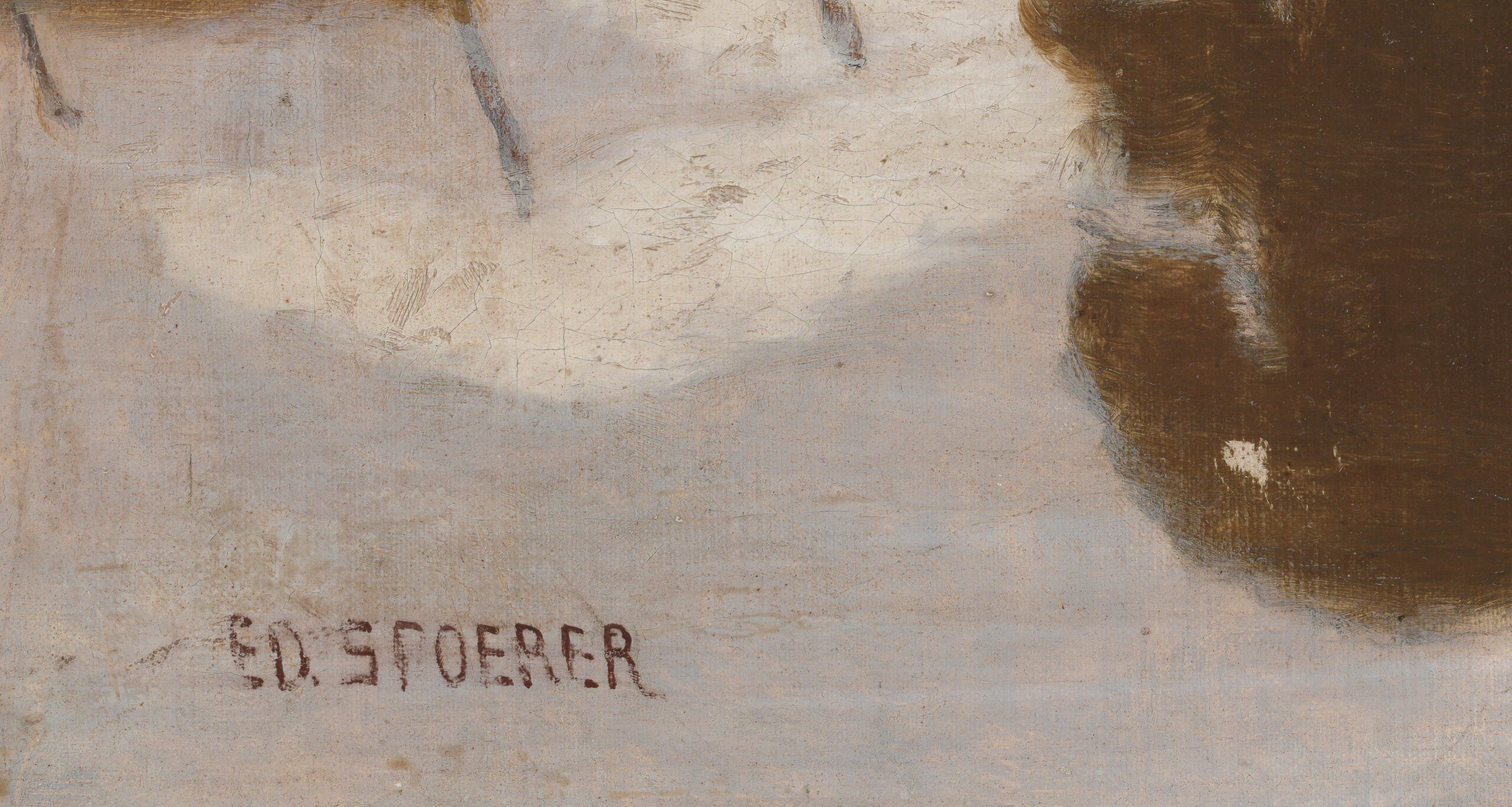 Eduard Spoerer “Heinalised” 1870ndad. 50 x 70,5 cm.