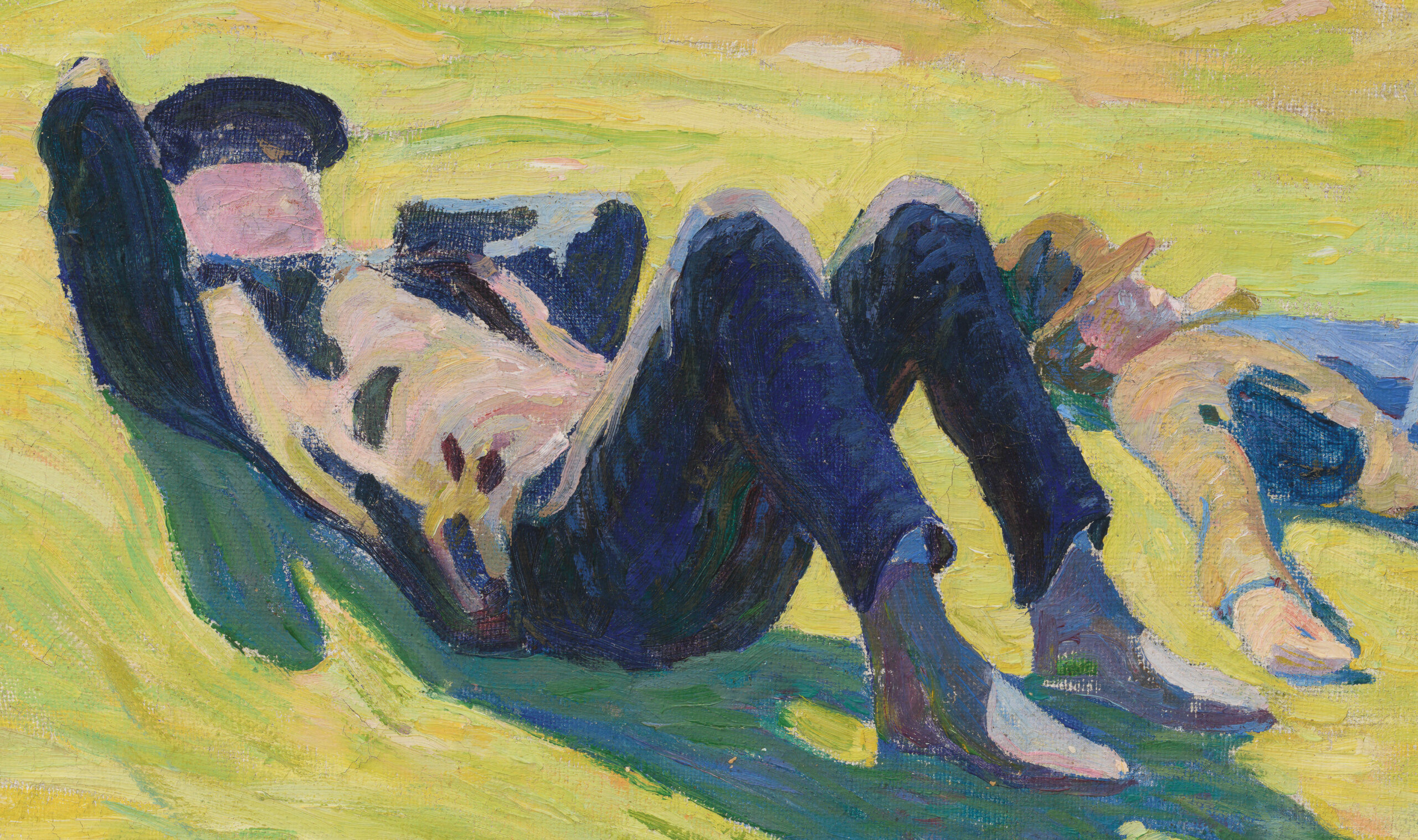 Peet Aren “Puhkajad päikesepaistel”, 1912-1913. 48,5 x 58 cm.