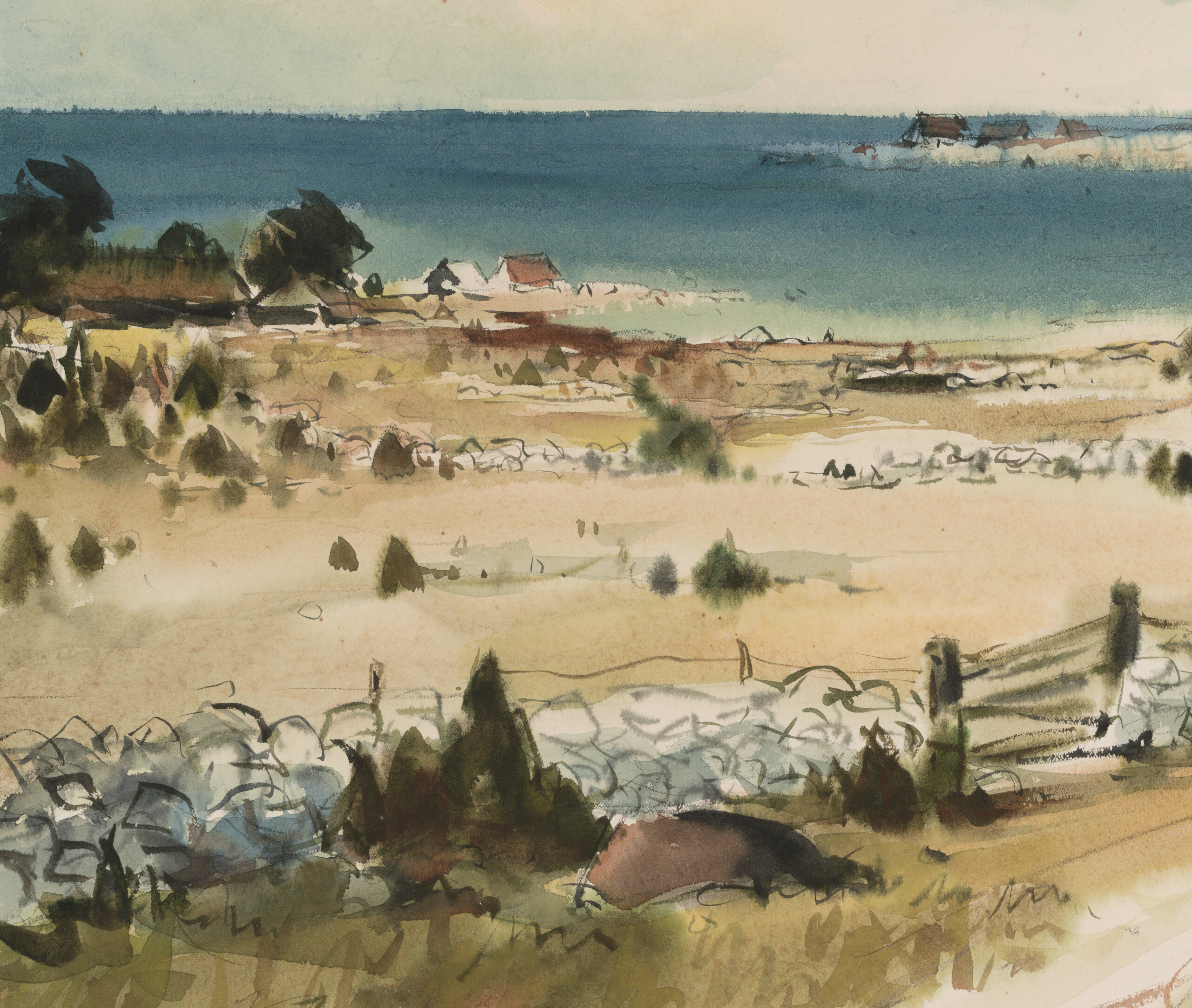 Richard Uutmaa “Saaremaa”, 1965. 50 x 70 cm.