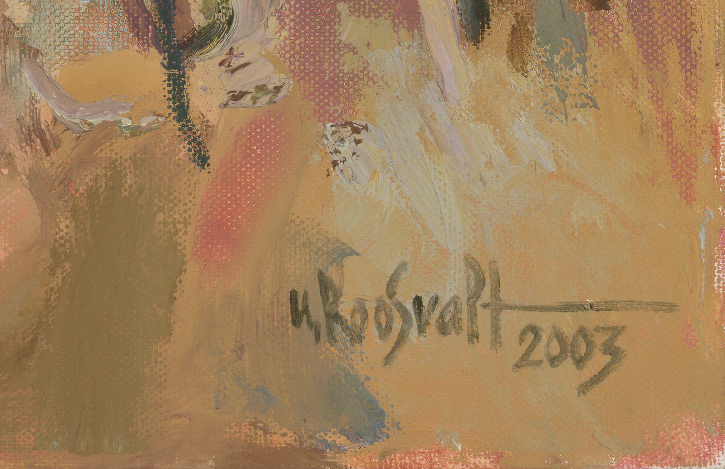 Uno Roosvalt “Taevalagi”, 2003. 120 x 130 cm.
