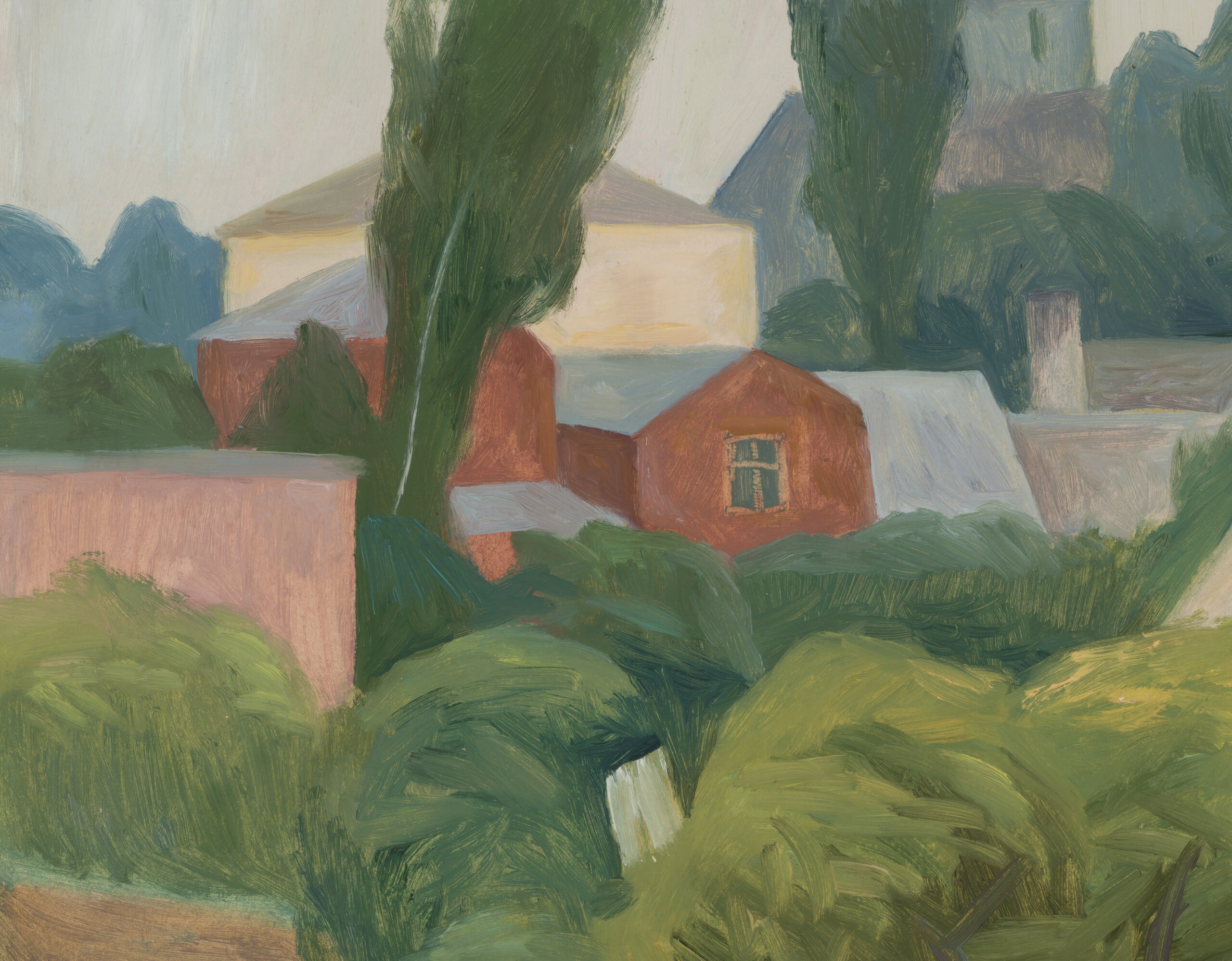 Olav Maran “Haapsalu motiiv”, 1963. 41 x 57,5 cm.