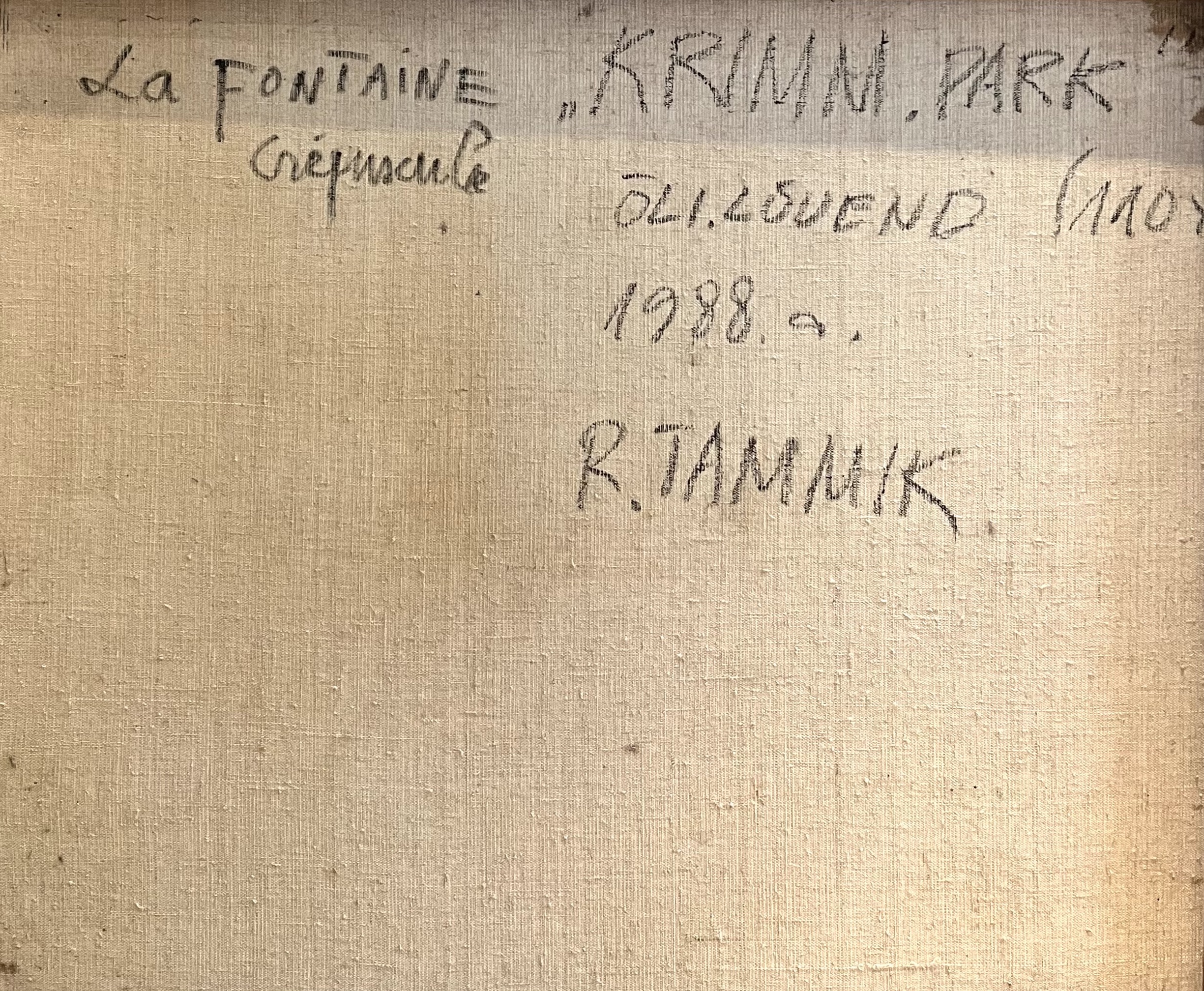 Rein Tammik “Krimmi park”, 1988/91. 86 x 100,7 cm.