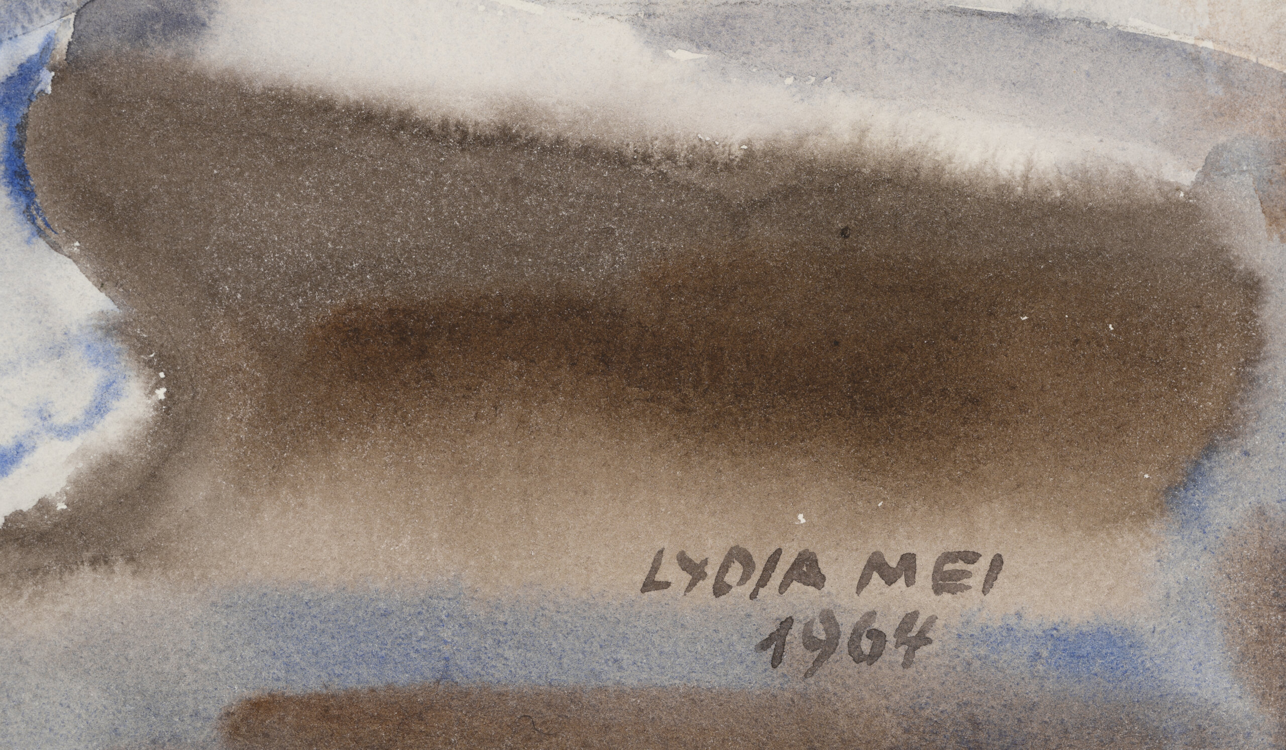 Lydia Mei “Sügislilled Meisseni vaasis”, 1964. Ava 52,7 x 38,6 cm.