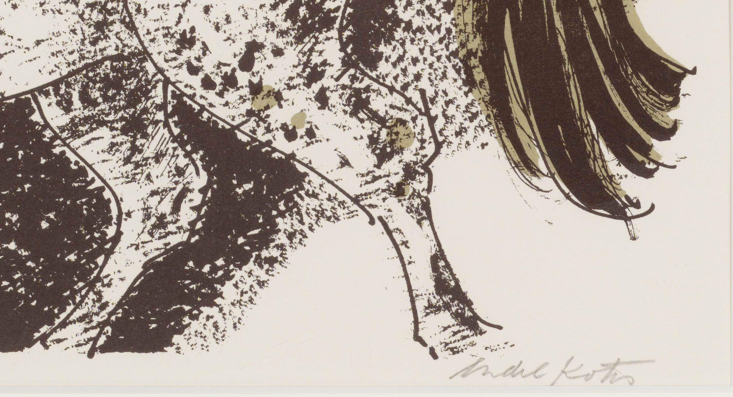 Endel Kõks “Tsirkus”, 1972. Km 39,5 x 32,7 cm.