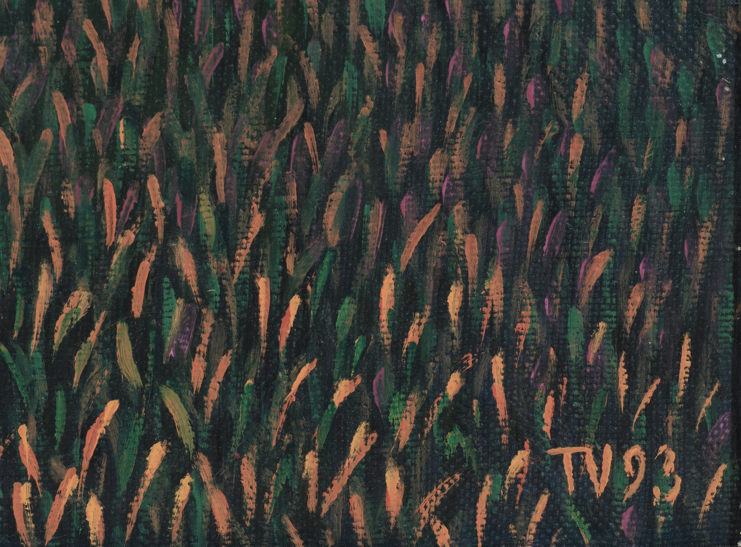 Toomas Vint “Lilled”, 1993. 105 x 100 cm.
