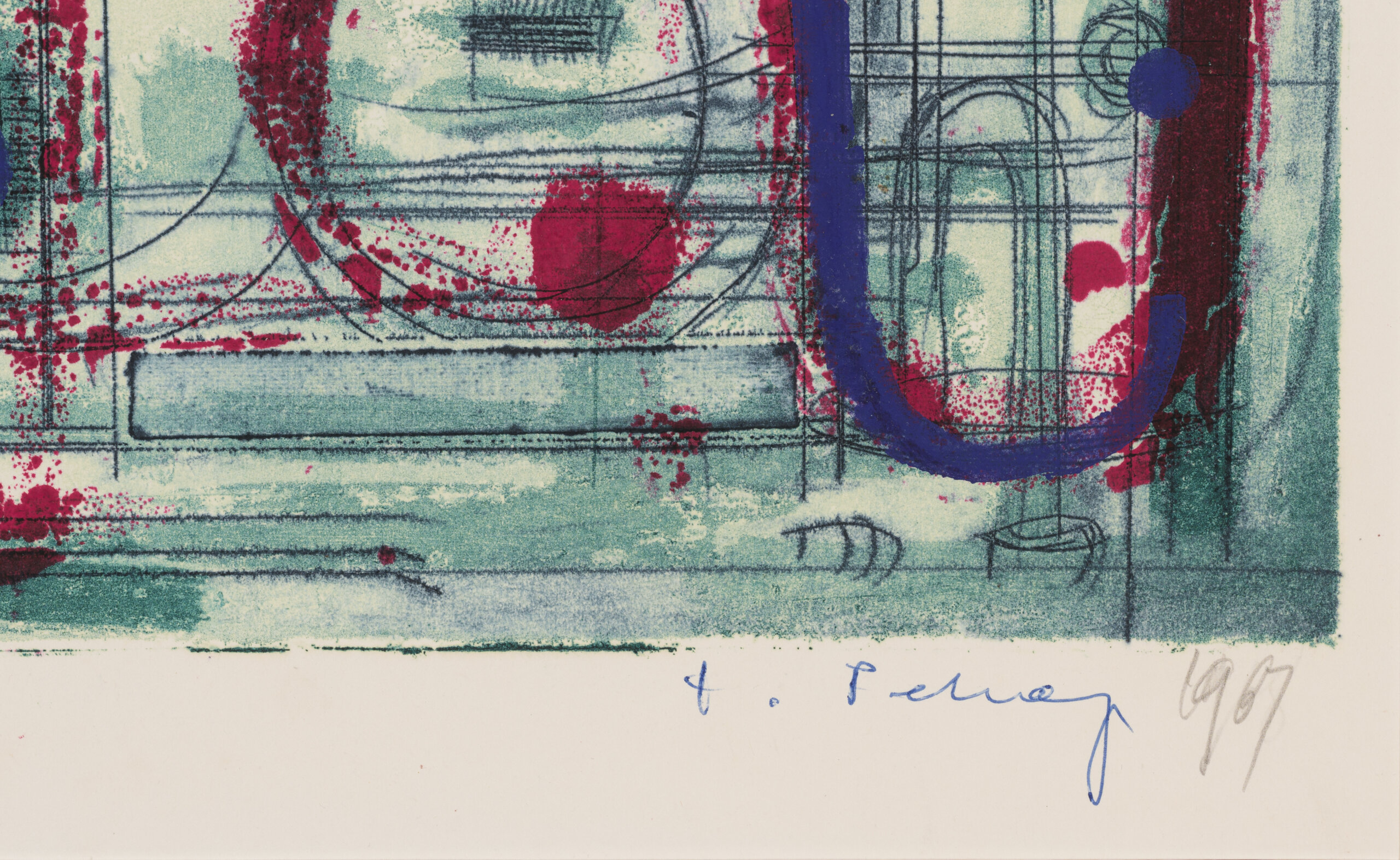 Erich Pehap “Baaris”, 1967. Plm 55,5 x 40,5 cm.