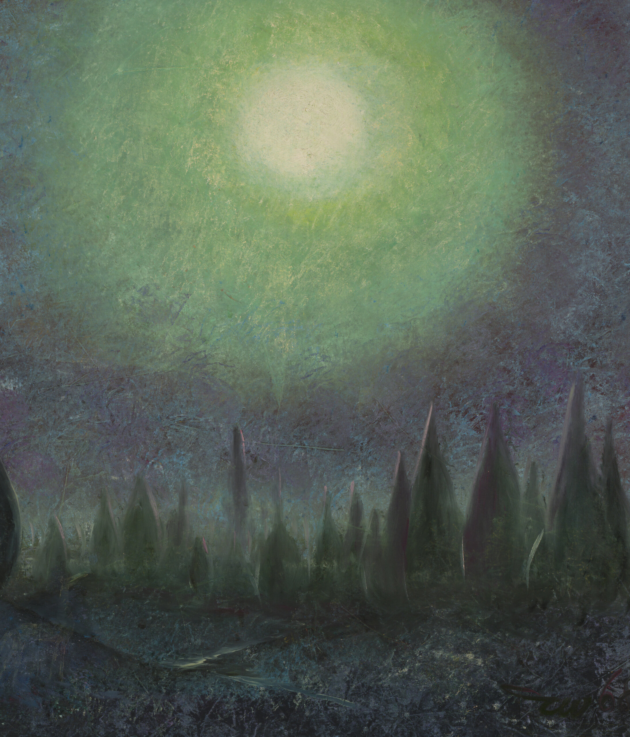 Edgar Valter “Muhu kuu”, 1968. 101 x 81 cm.