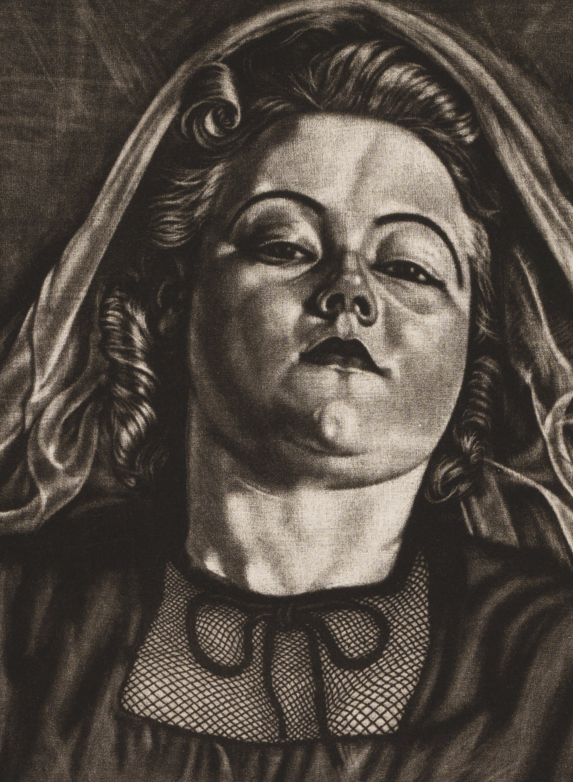 Eduard Wiiralt “Istuv daam”, 1941. Plm 49,4 x 31,8 cm