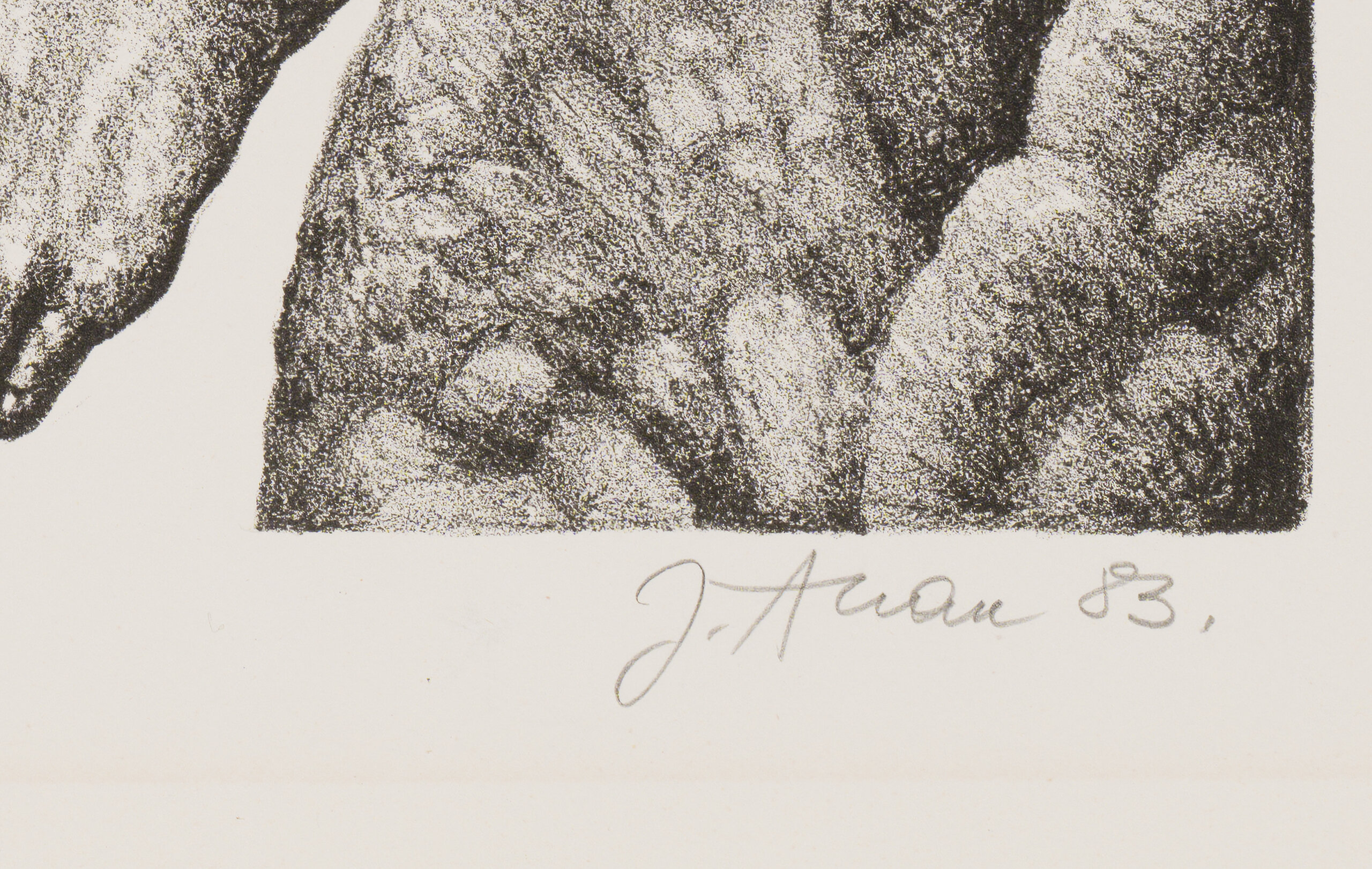 Jüri Arrak “Lend”, 1983. Plm 41,5 x 31,5 cm.