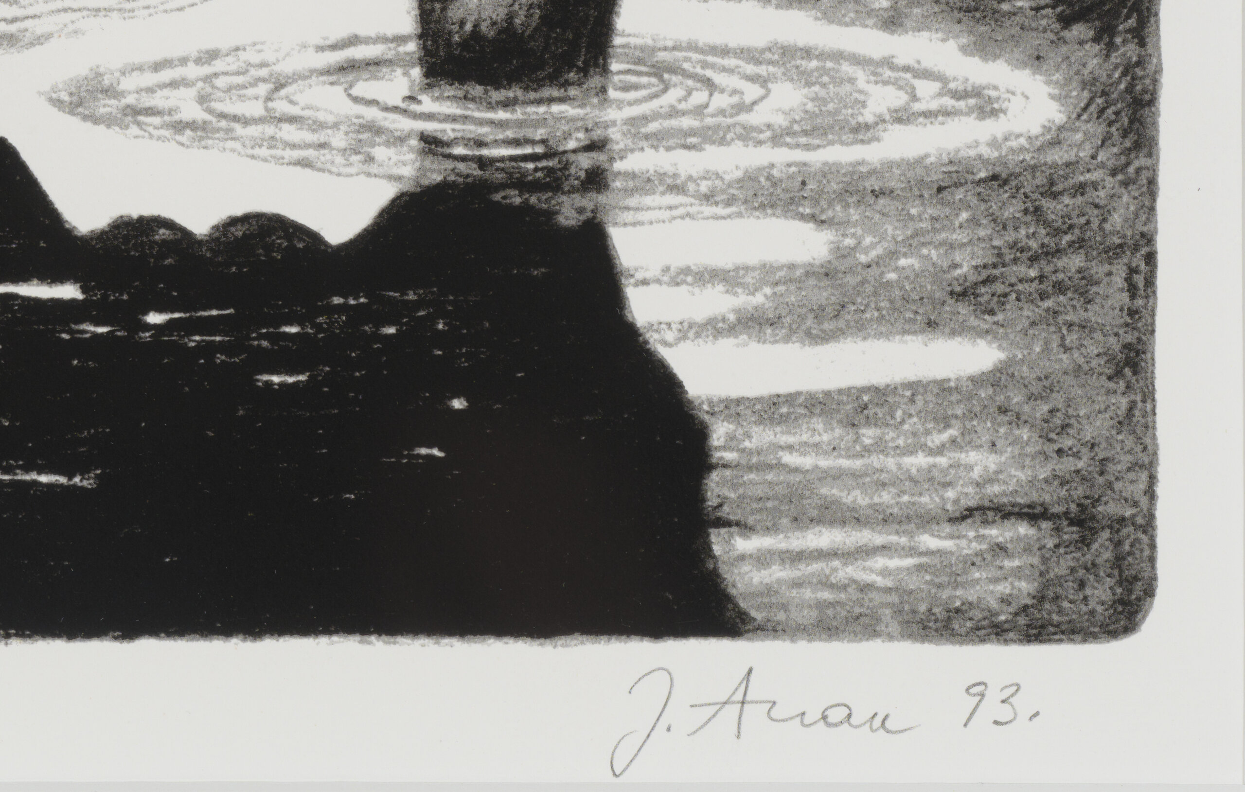 Jüri Arrak “Europe”, 1993. Km 34,6 x 43 cm.