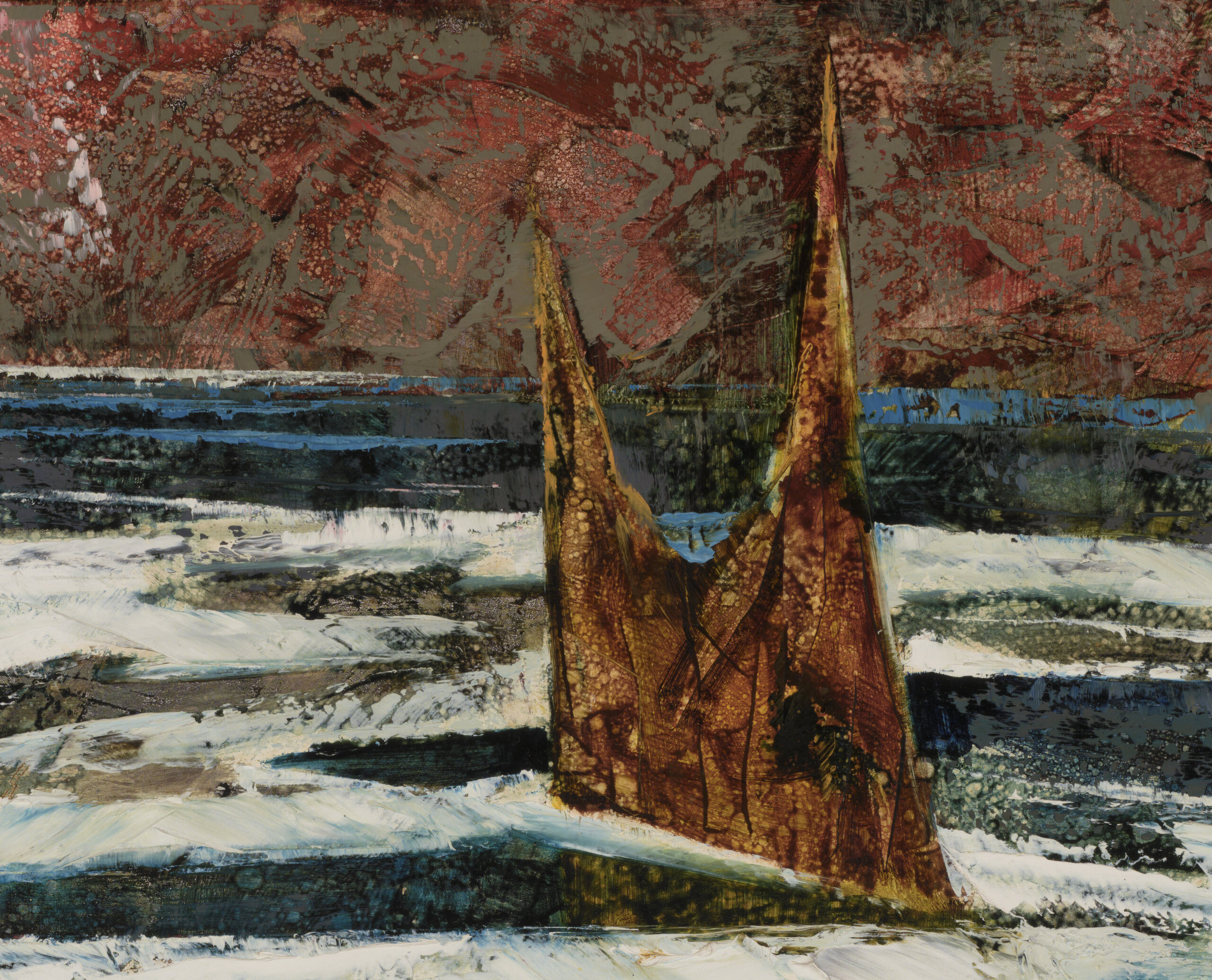 Joann Saarniit “Solitaire”, 1967. 45 x 101,5 cm.