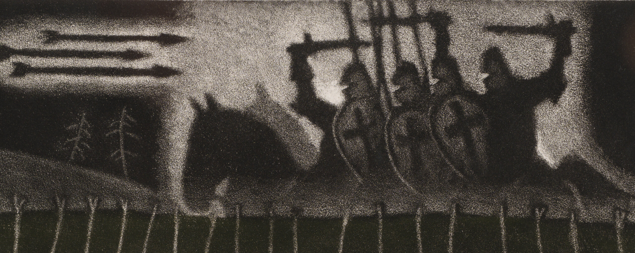 Kaljo Põllu “Lääne”, 1980. Plm 36,5 x 49,5 cm