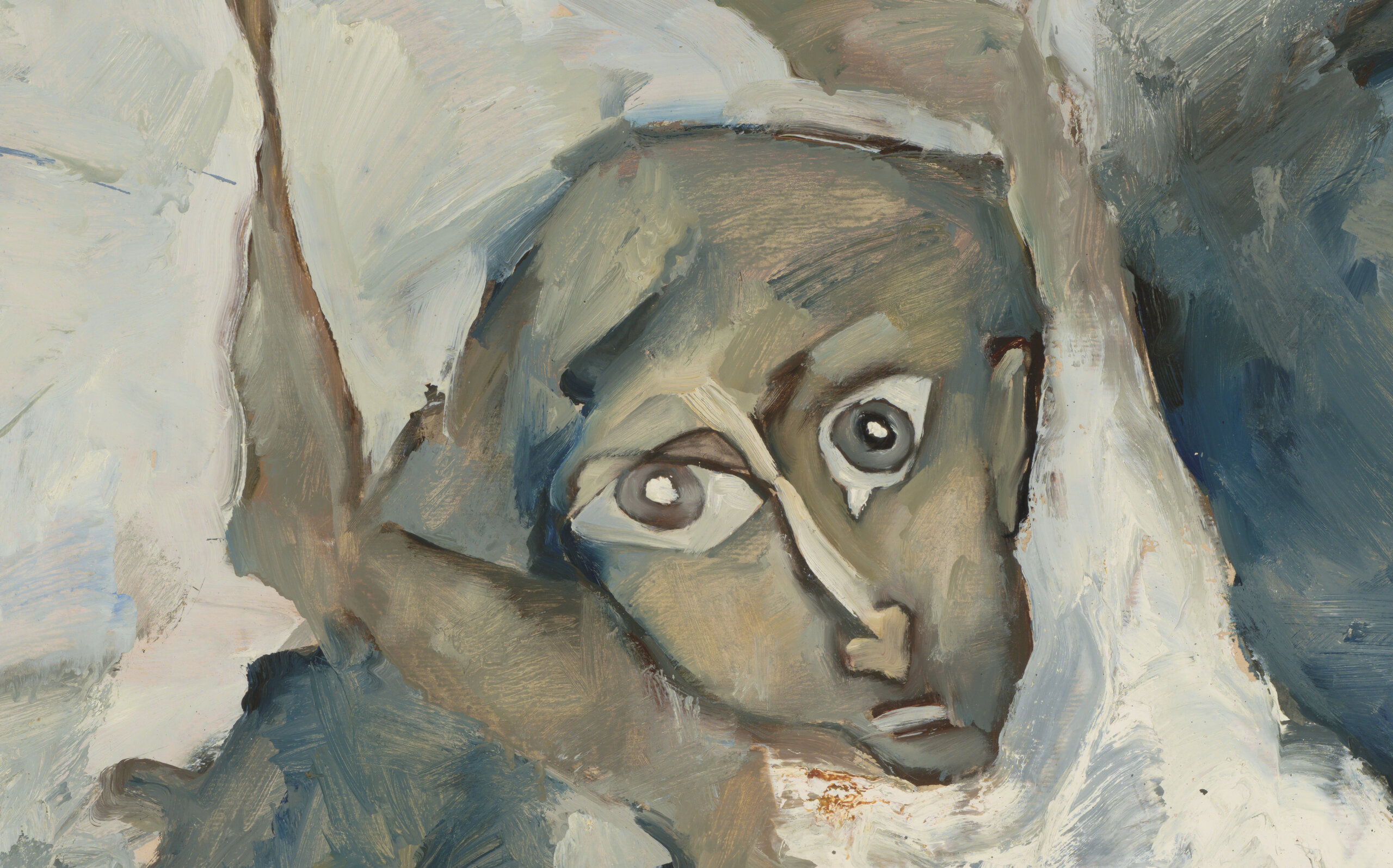 Peeter Allik “Kaheksas laine”, 1986. 80 x 128 cm.