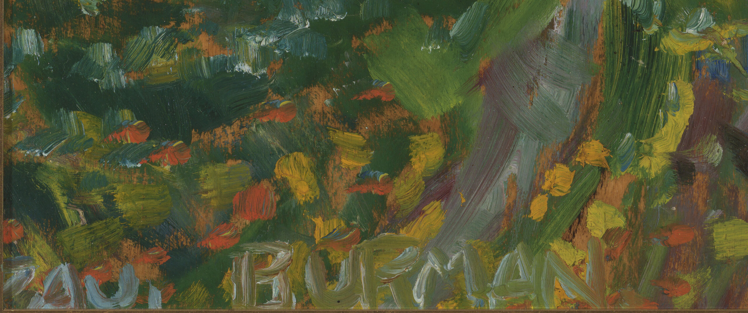 Paul Burman “Kuldne metsarada”, 1920-ndad. 41 x 33 cm.