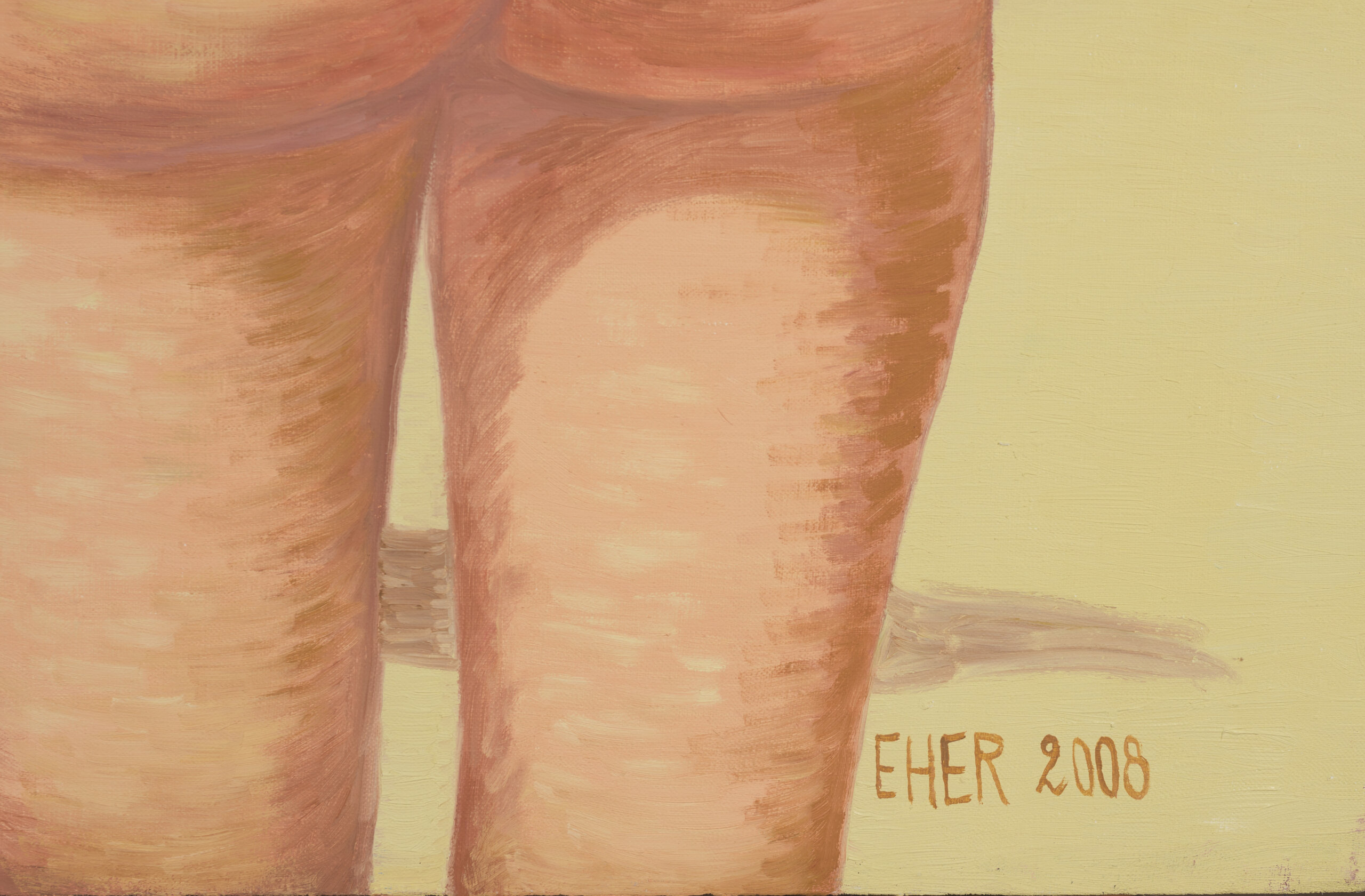 Silva Eher “Aeg olla”, 2008. 180 x 130 cm.