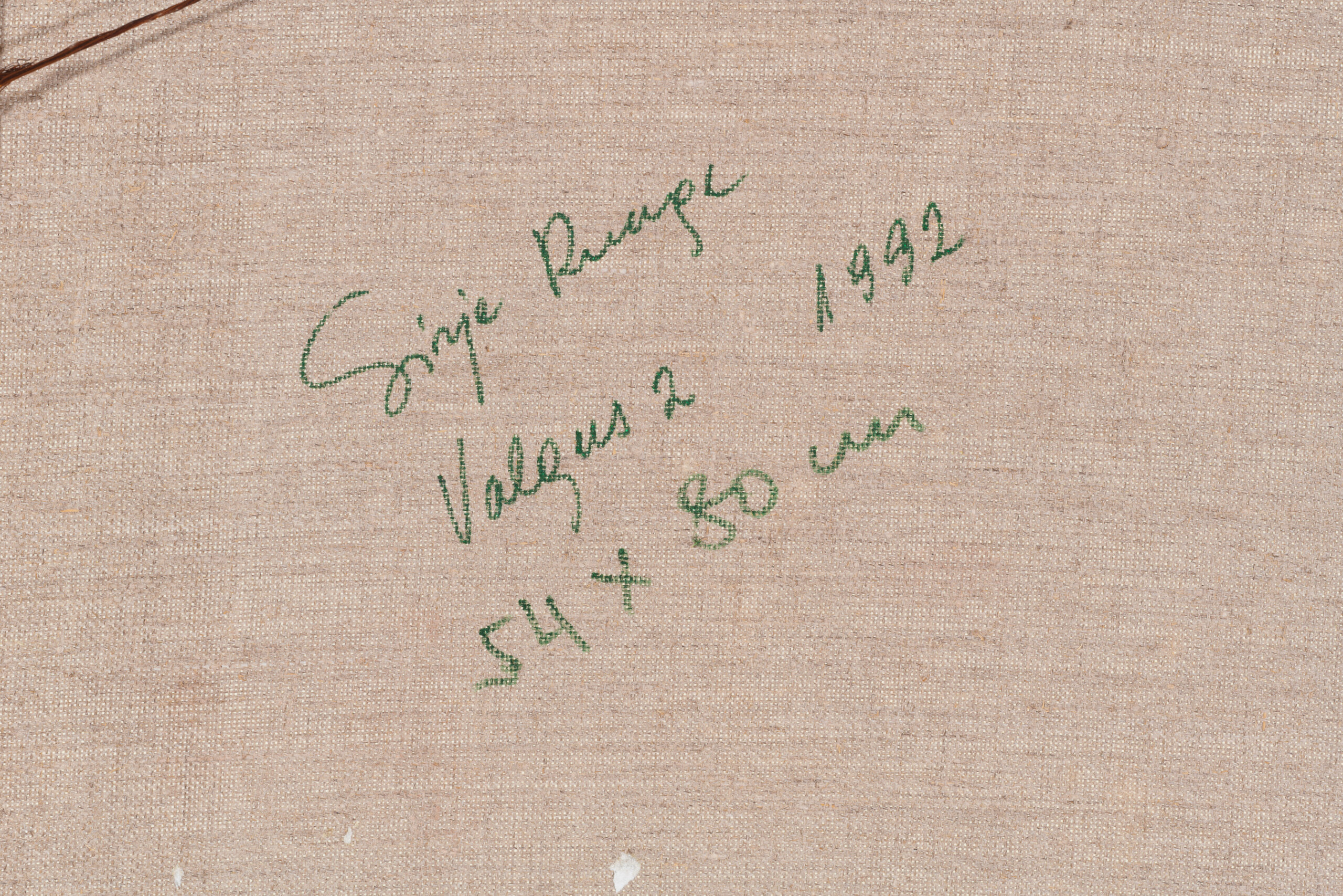 Sirje Runge “Valgus 2”, 1992. 54 x 80 cm.