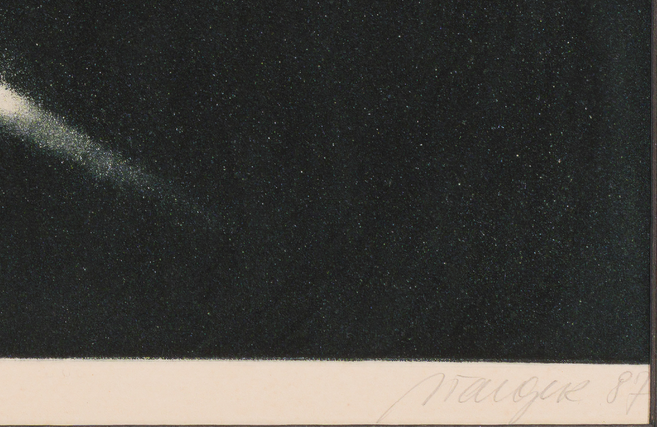 Vladimir Taiger “Äikese eel”, 1987. plm 49 x 64 cm.