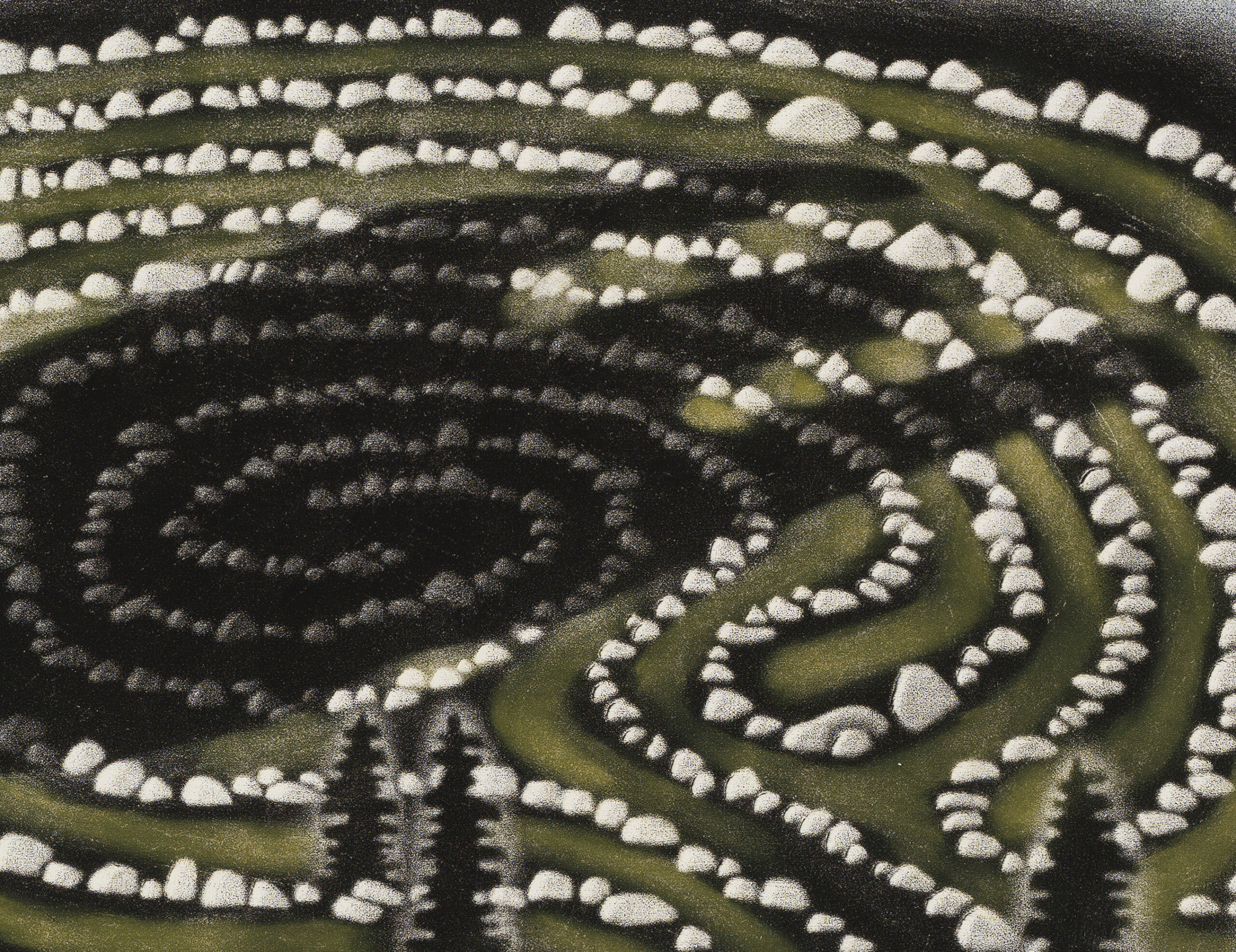 Kaljo Põllu “Saatus”, 1987. Plm 48 x 61,2 cm