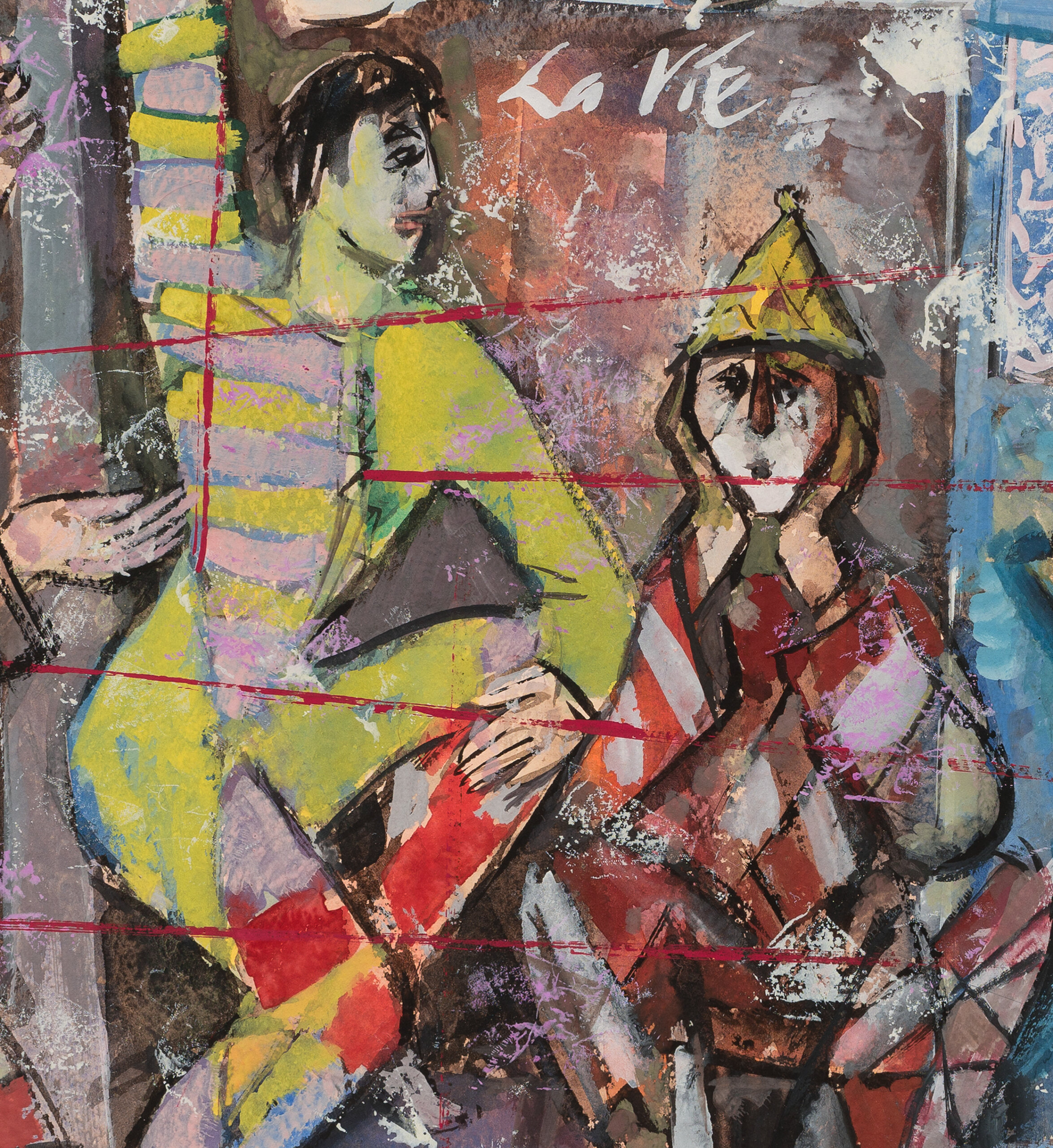 Endel Kõks “La vie”, 1954. 48 x 62 cm.