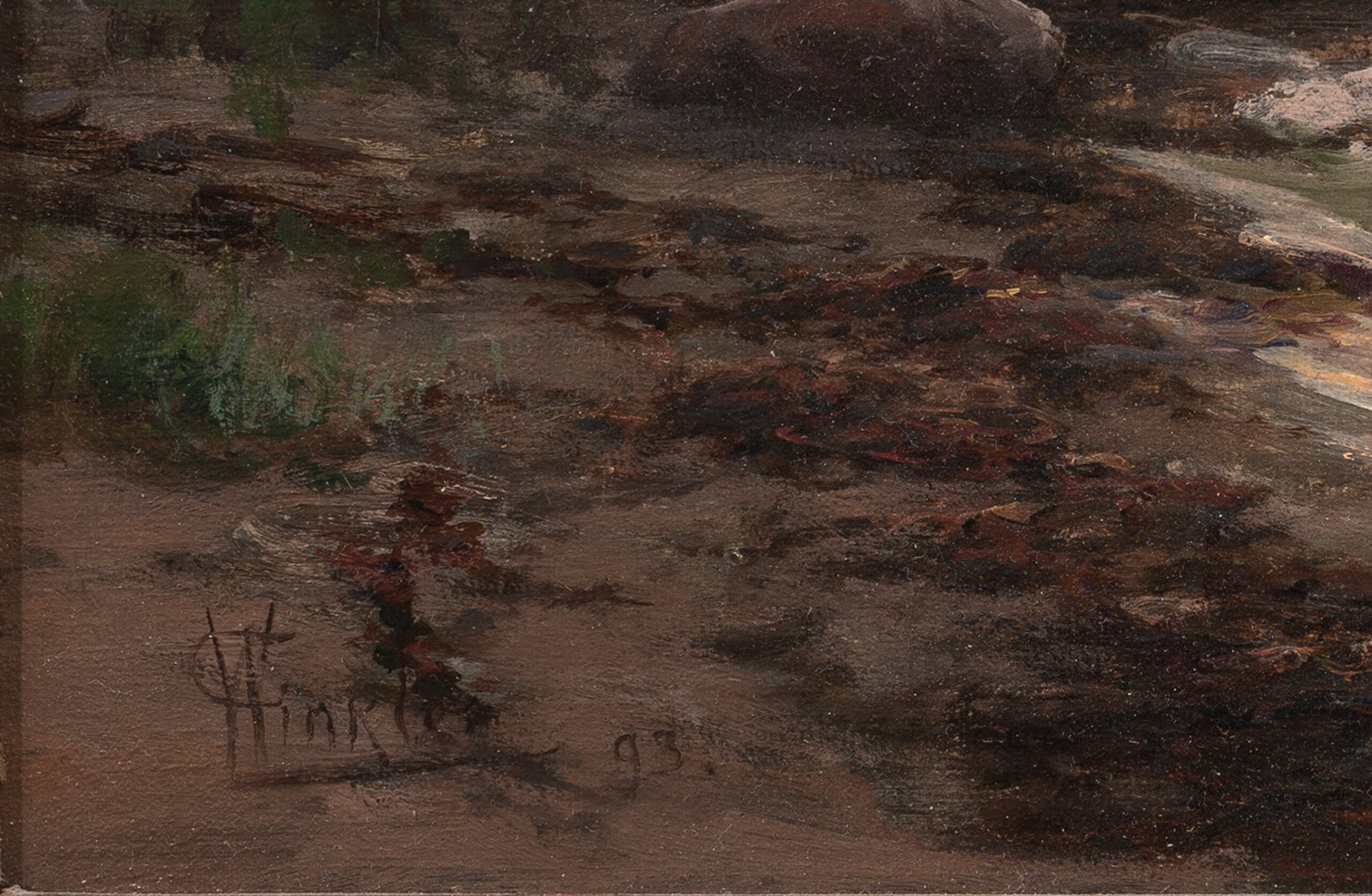 Karl Aleksander von Winkler “Leetse rand”, 1893. 28,5 x 45,5 cm.