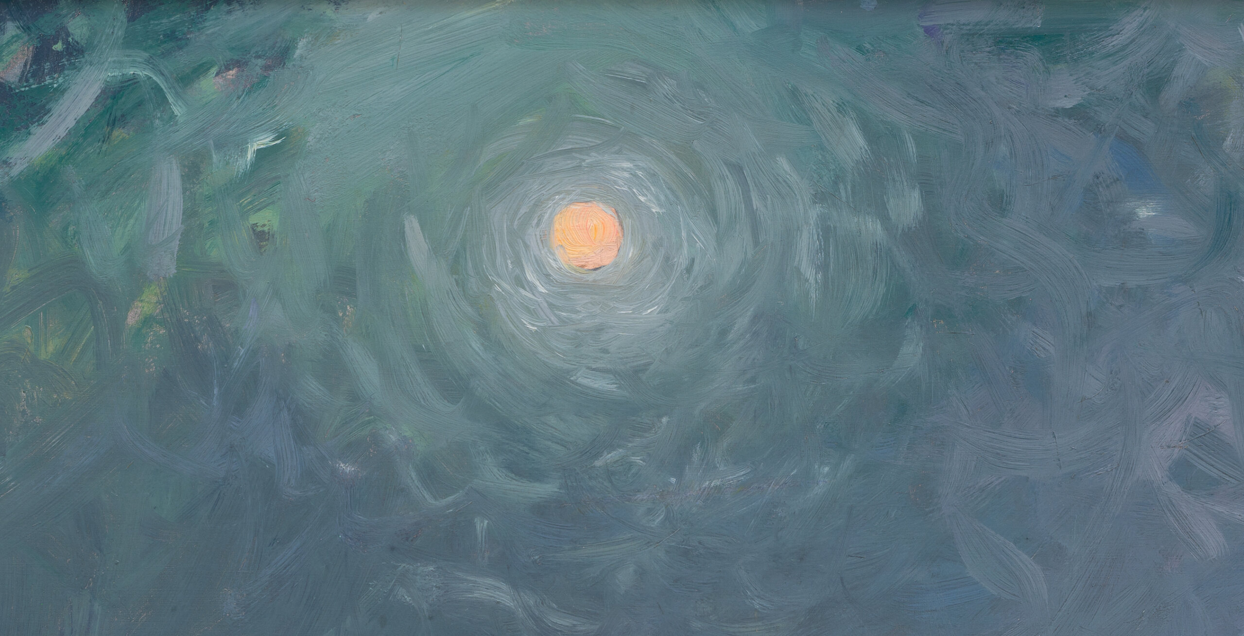 Richard Uutmaa “Kuuvalge öö rannal”, 1959. 35 x 50 cm.