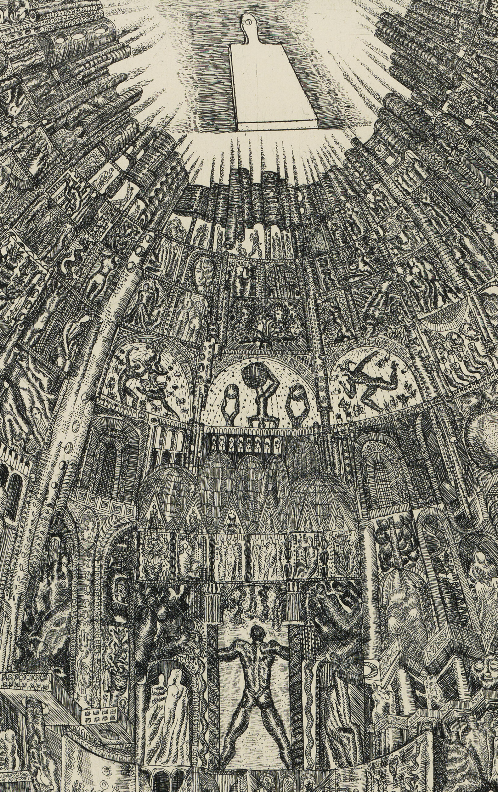 Concordia Klar “Pantheon”, 1970. Plm 65 x 39 cm.