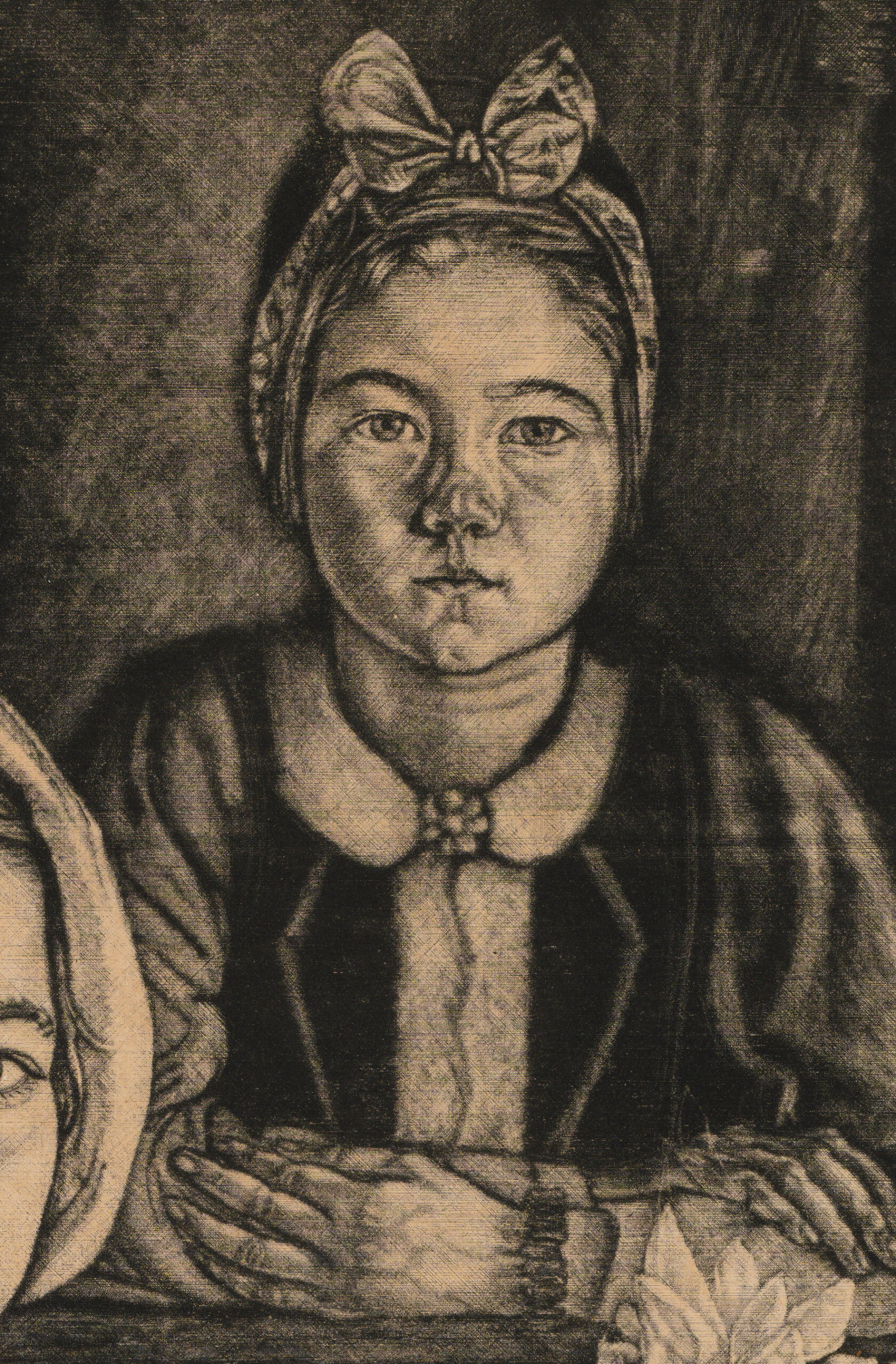 Eduard Wiiralt “Monika”, 1942. Plm 49,2 x 31,9 cm.