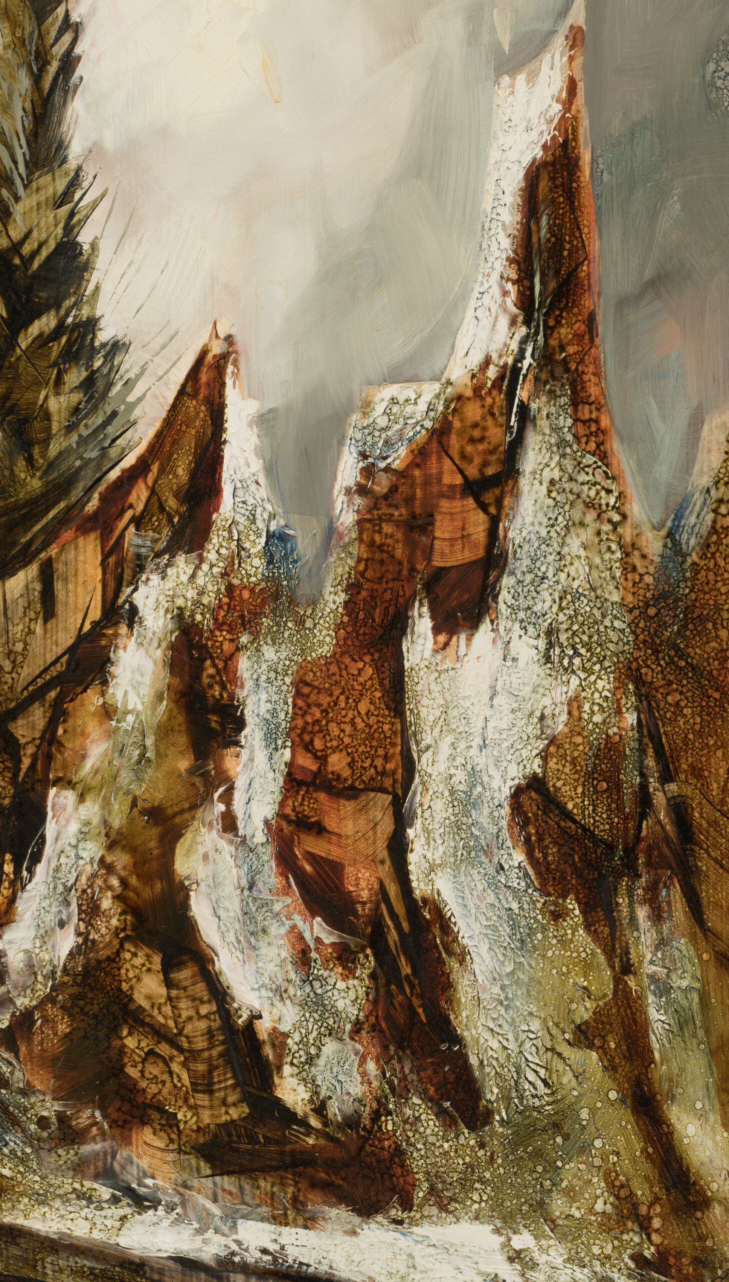 Joann Saarniit “Teel tippu”, 1972. 76 x 41 cm.